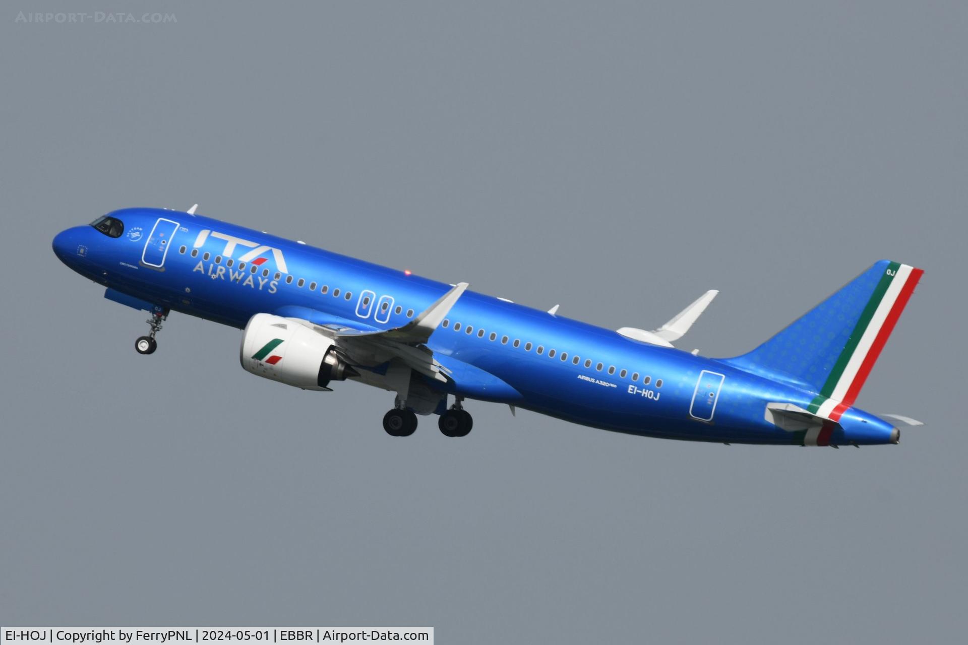 EI-HOJ, 2024 Airbus A320-272N C/N 11982, ITA A320N departing