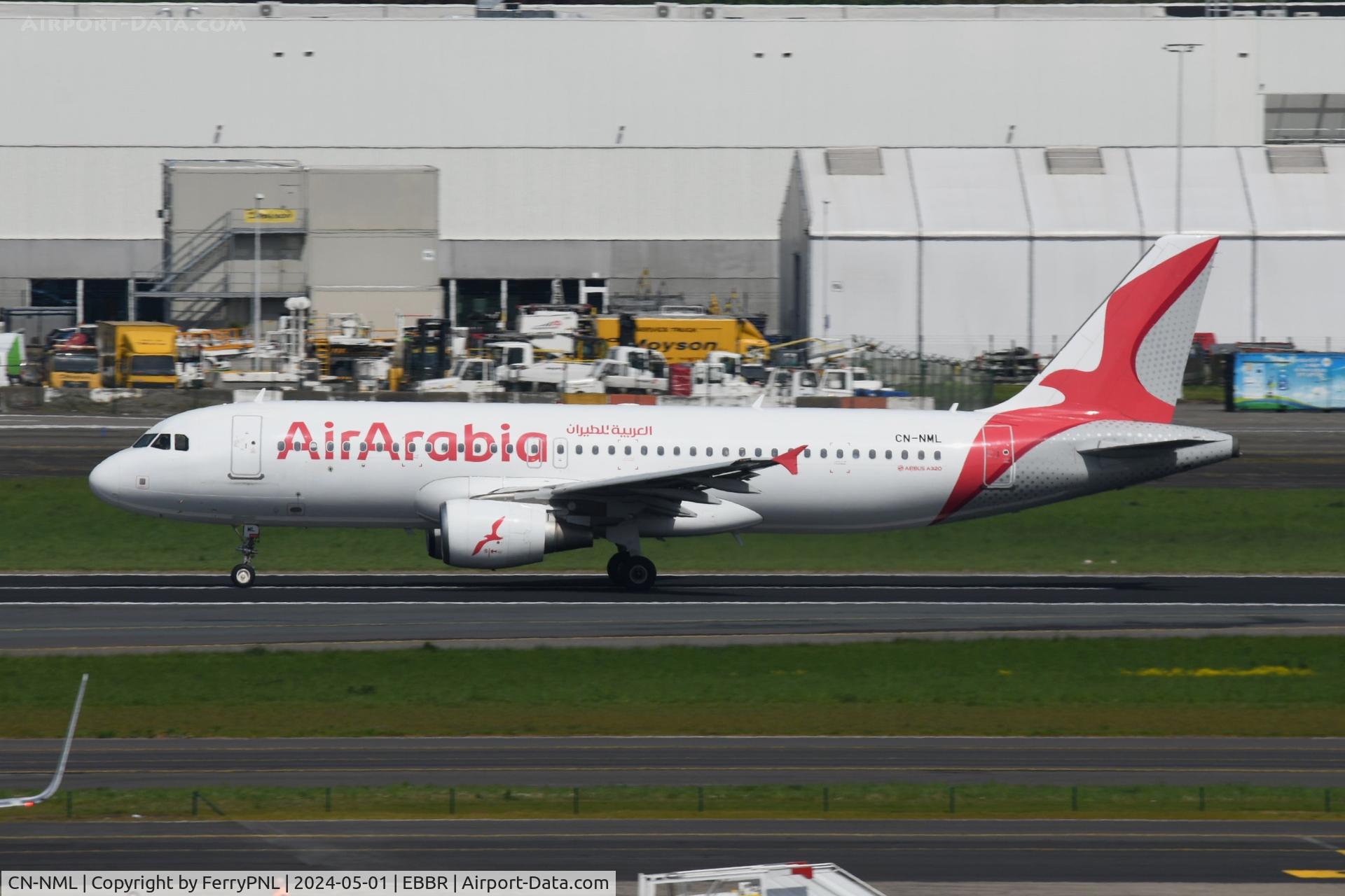 CN-NML, 2011 Airbus A320-214 C/N 4848, Air Arabia A320 departing for Morocco