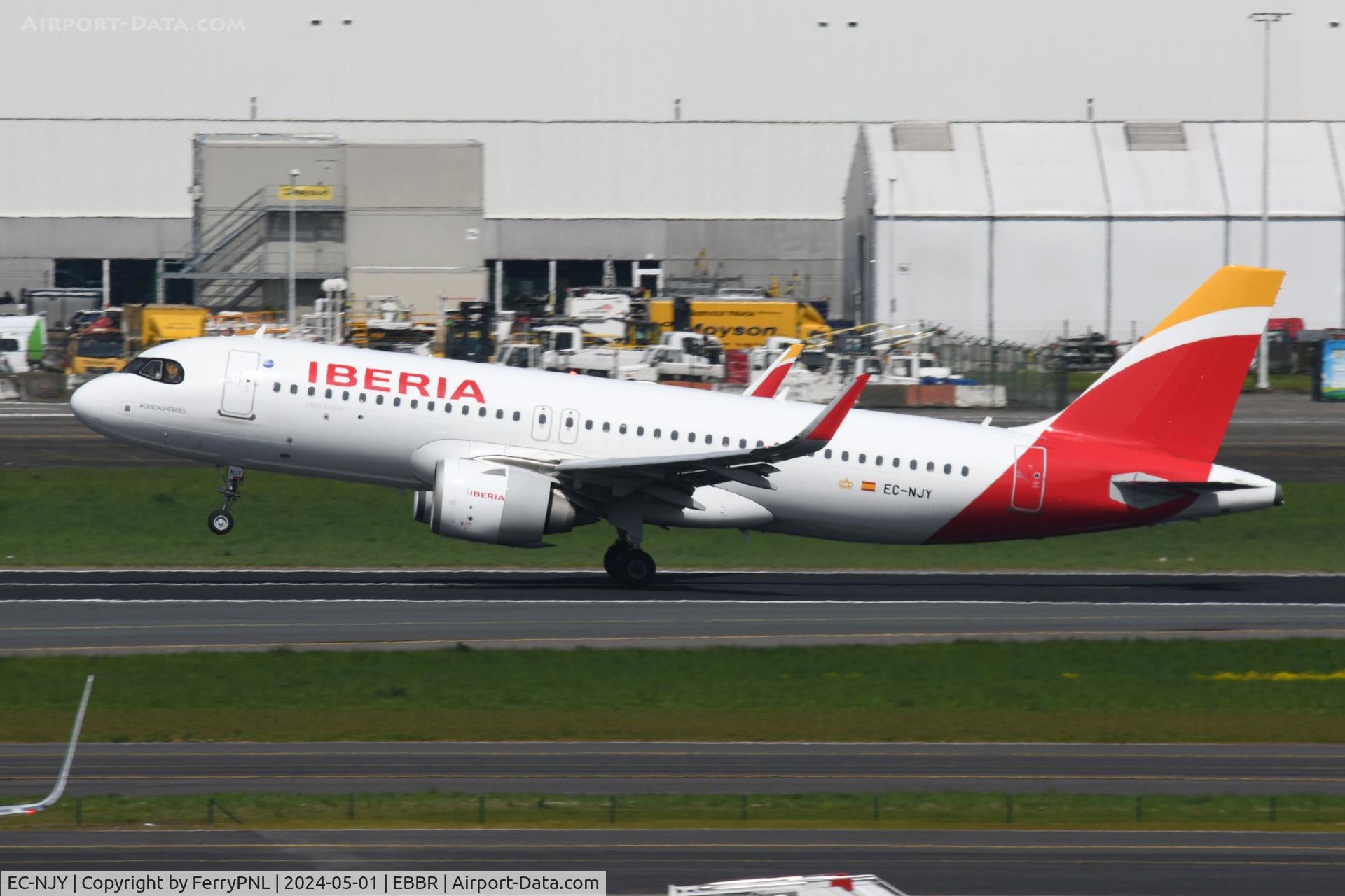 EC-NJY, 2020 Airbus A320-251N C/N 10135, Iberia A320N