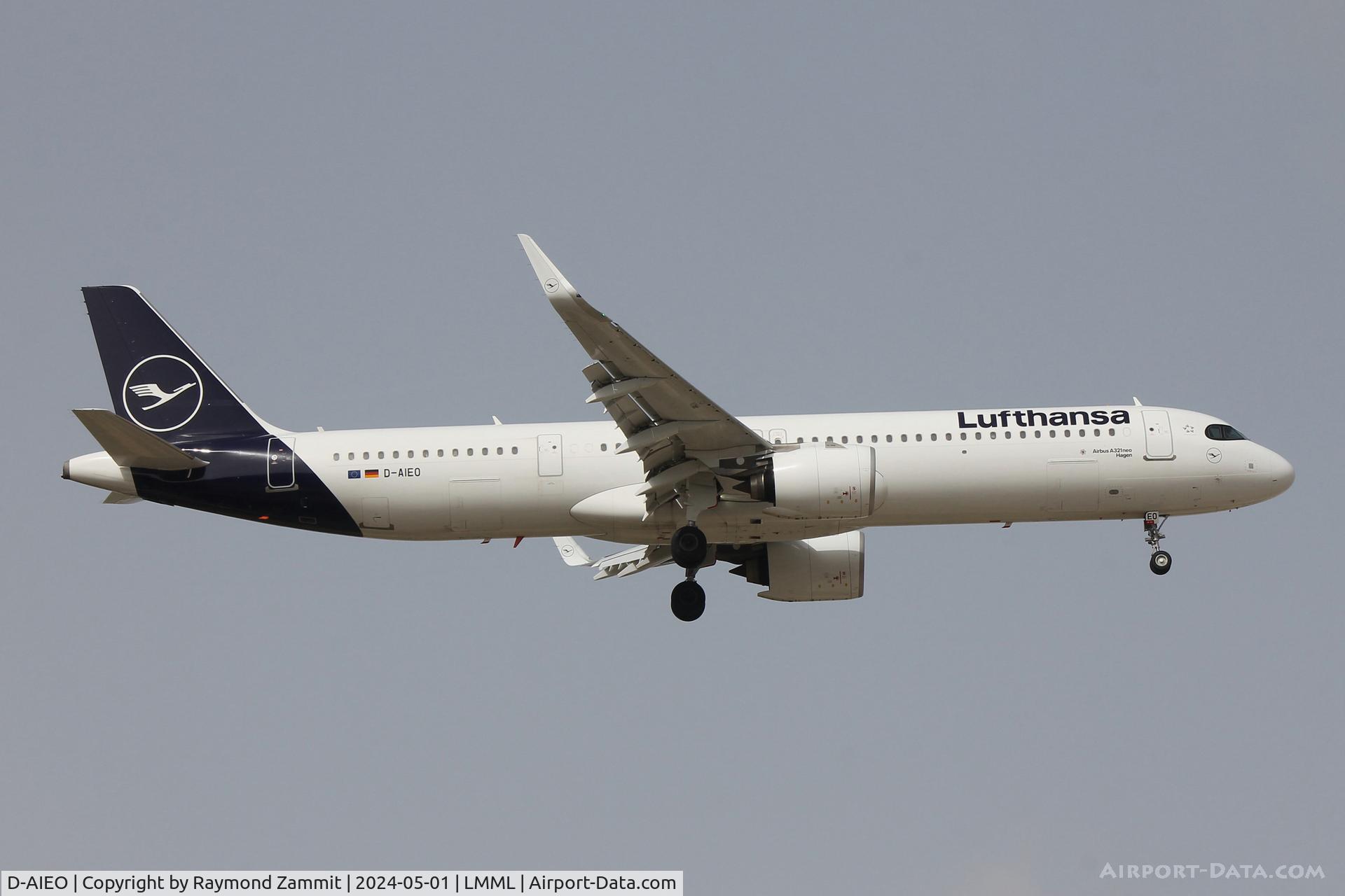 D-AIEO, 2022 Airbus A321-271NX C/N 10892, A321Neo D-AIEO Lufthansa