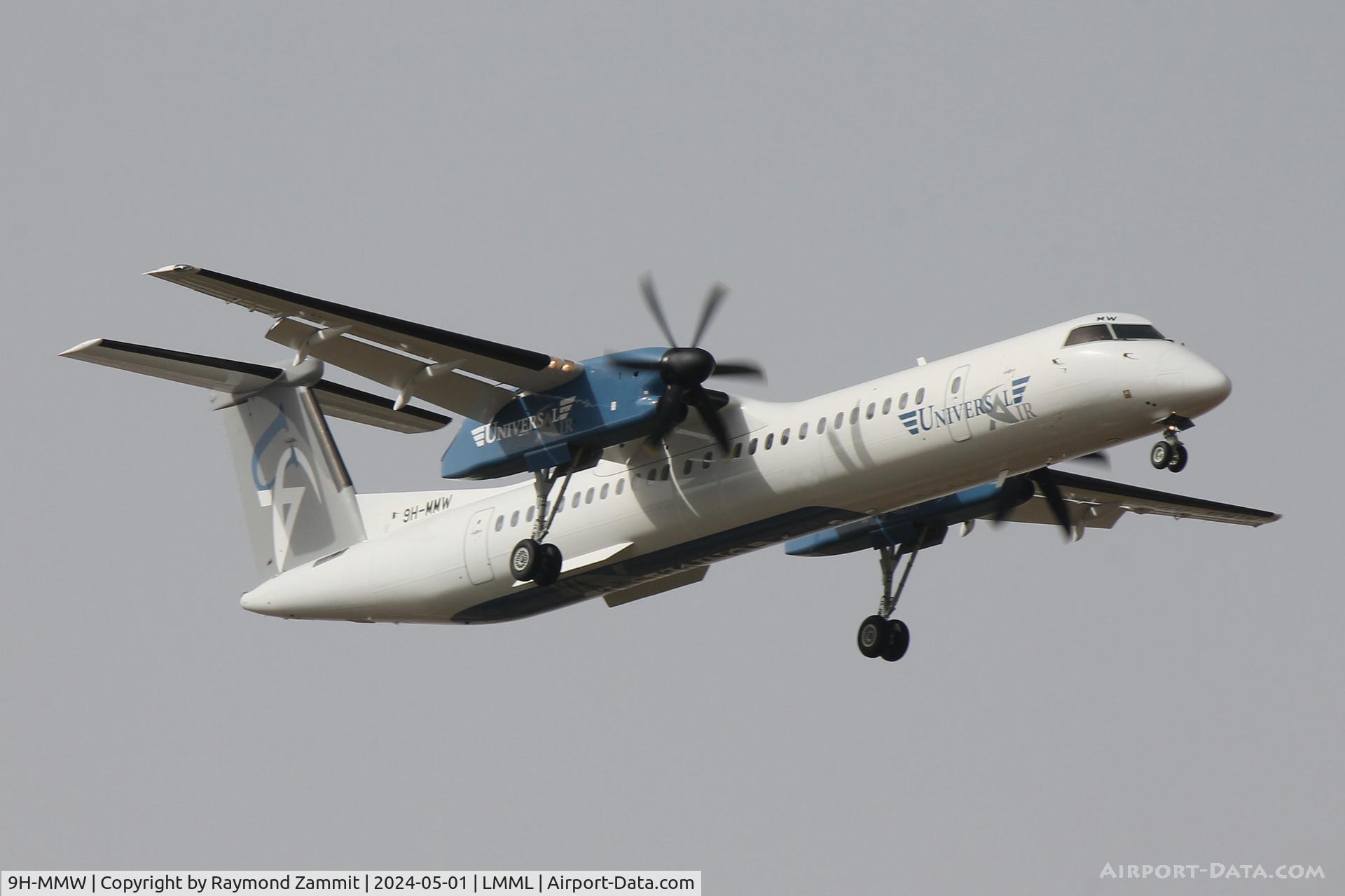 9H-MMW, De Havilland Canada DHC-8-402Q Dash 8 Dash 8 C/N 4114, DeHavilland Canada DHC-8 9H-MMW Universal Air