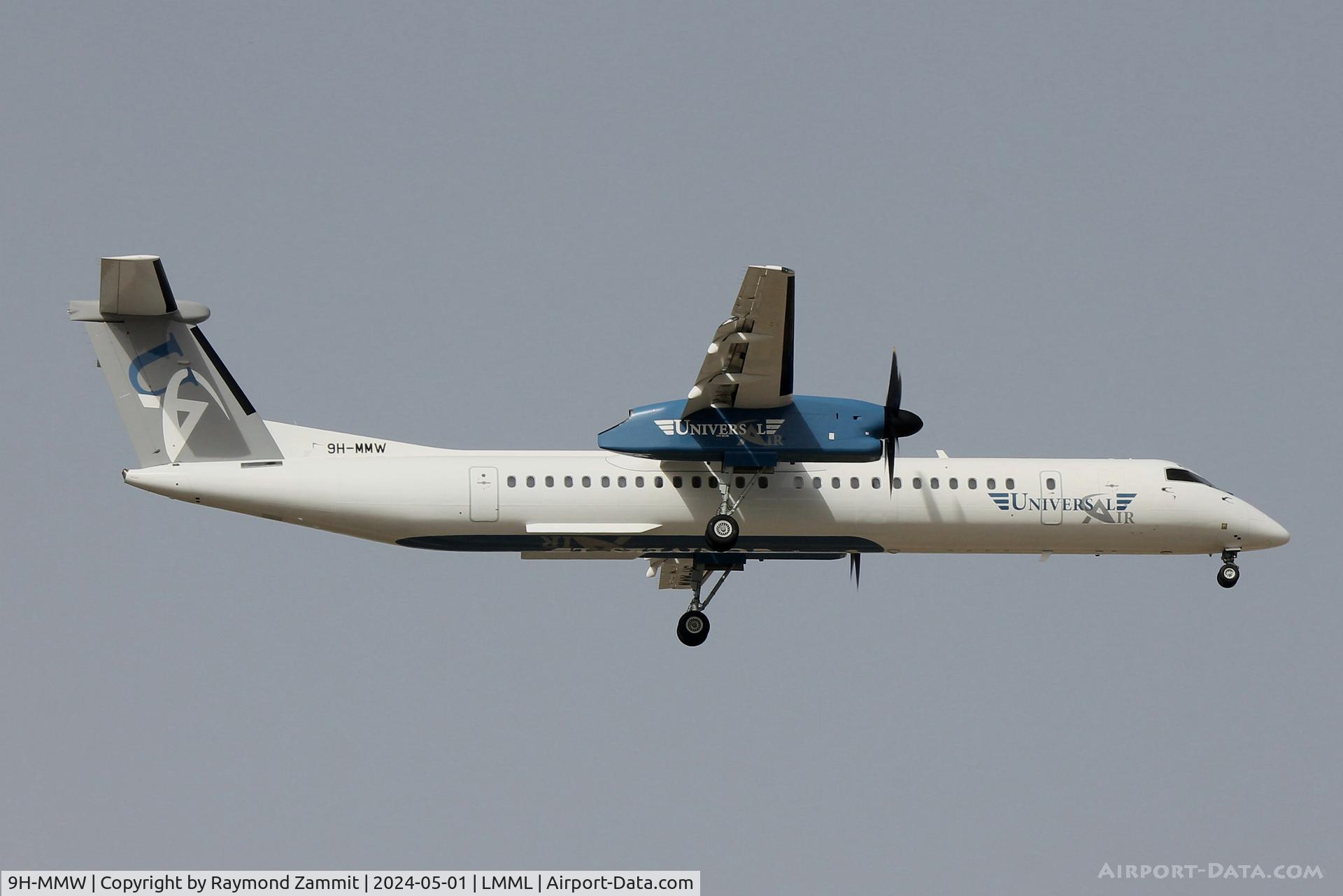 9H-MMW, De Havilland Canada DHC-8-402Q Dash 8 Dash 8 C/N 4114, De Havilland Canada DHC-8 Dash 8 9H-MMW Universal Air