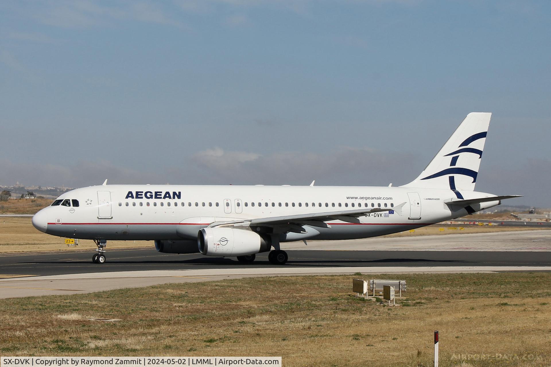 SX-DVK, 2008 Airbus A320-232 C/N 3392, A320 SX-DVK Aegean Airlines