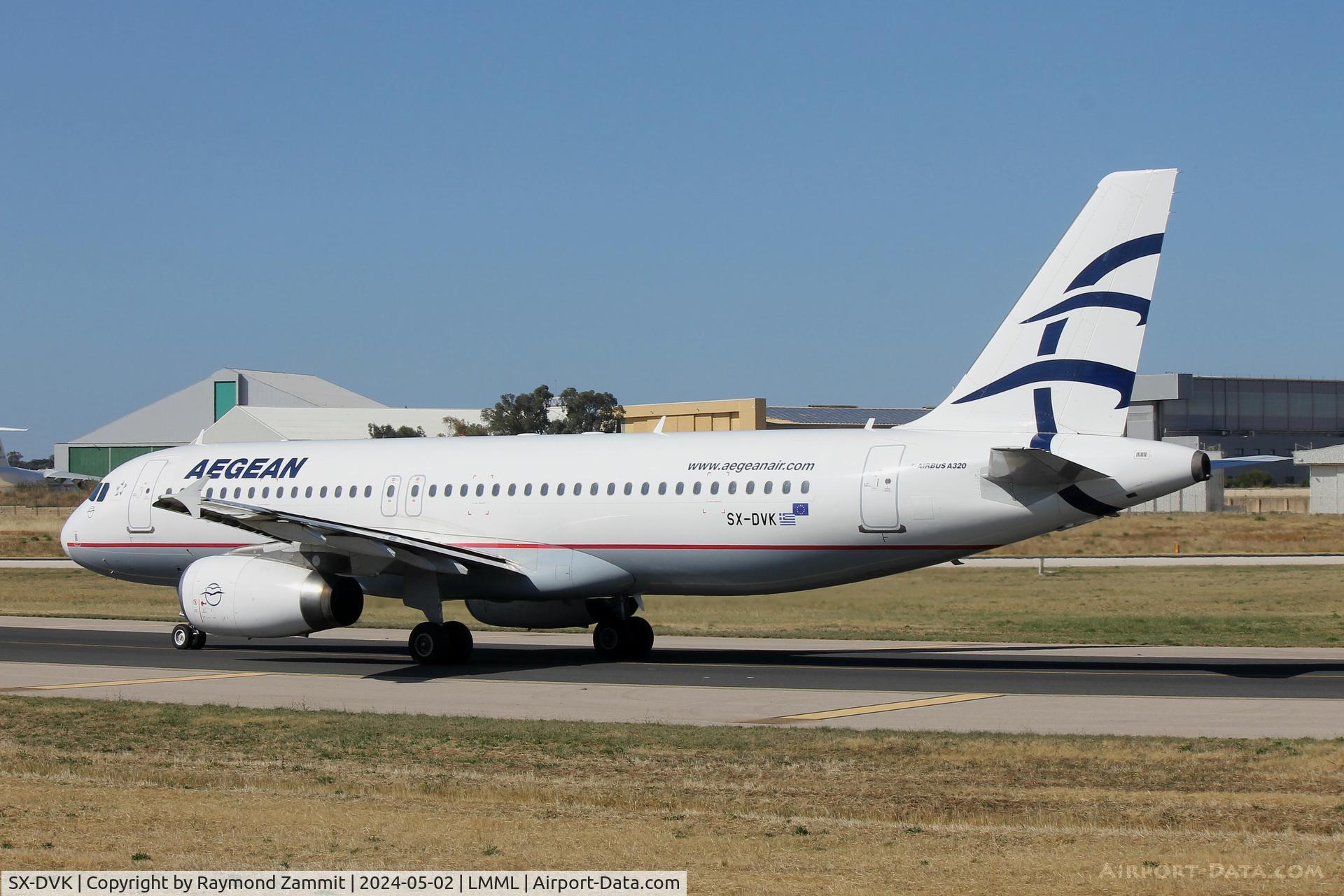 SX-DVK, 2008 Airbus A320-232 C/N 3392, A320 SX-DVK Aegean Airlines