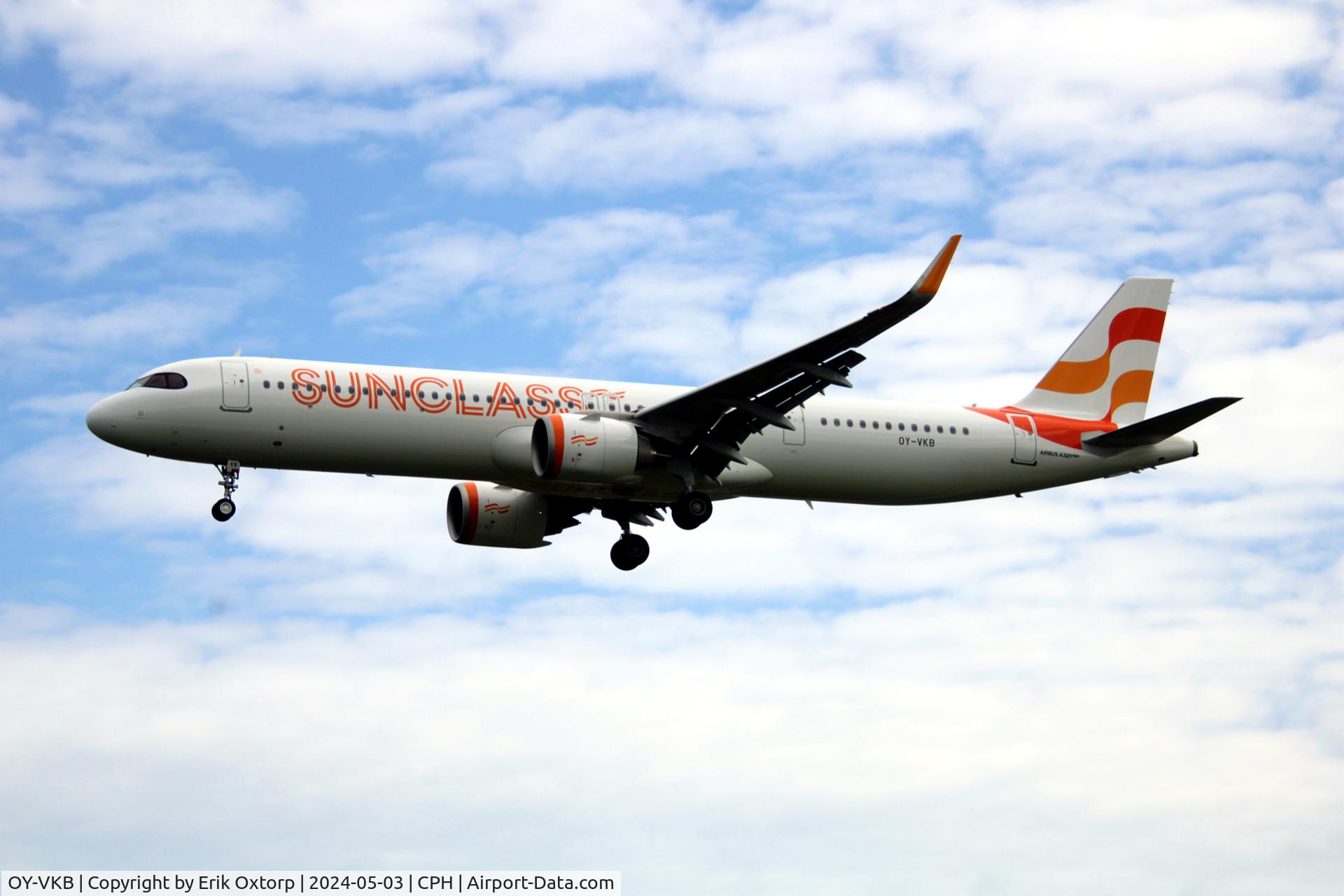 OY-VKB, 2024 Airbus A321-251NX C/N 11742, OY-VKB landing rw04L