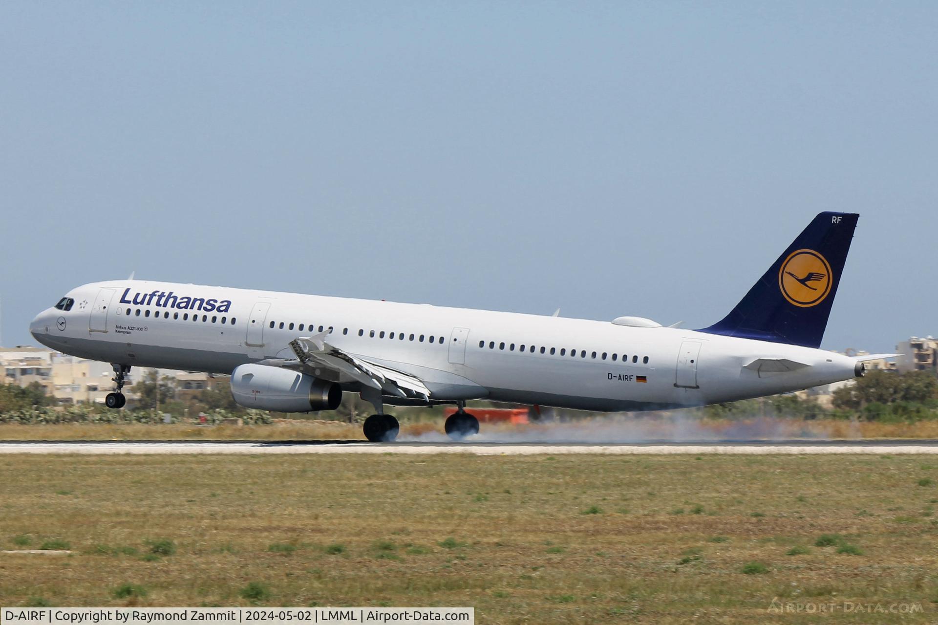 D-AIRF, 1994 Airbus A321-131 C/N 0493, A321 D-AIRF Lufthansa