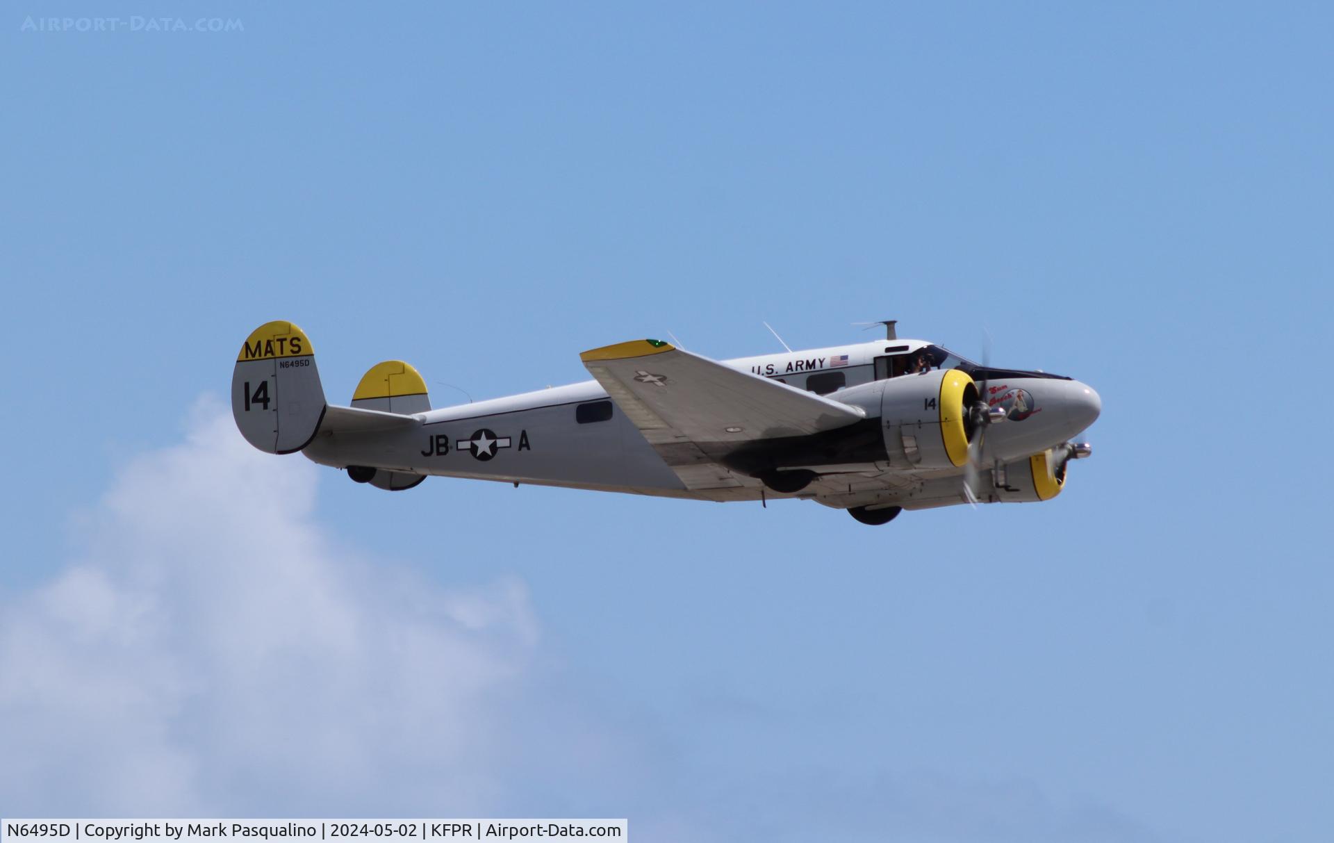 N6495D, 1960 Beech C-45H Expeditor C/N AF-449, Beech C-45H