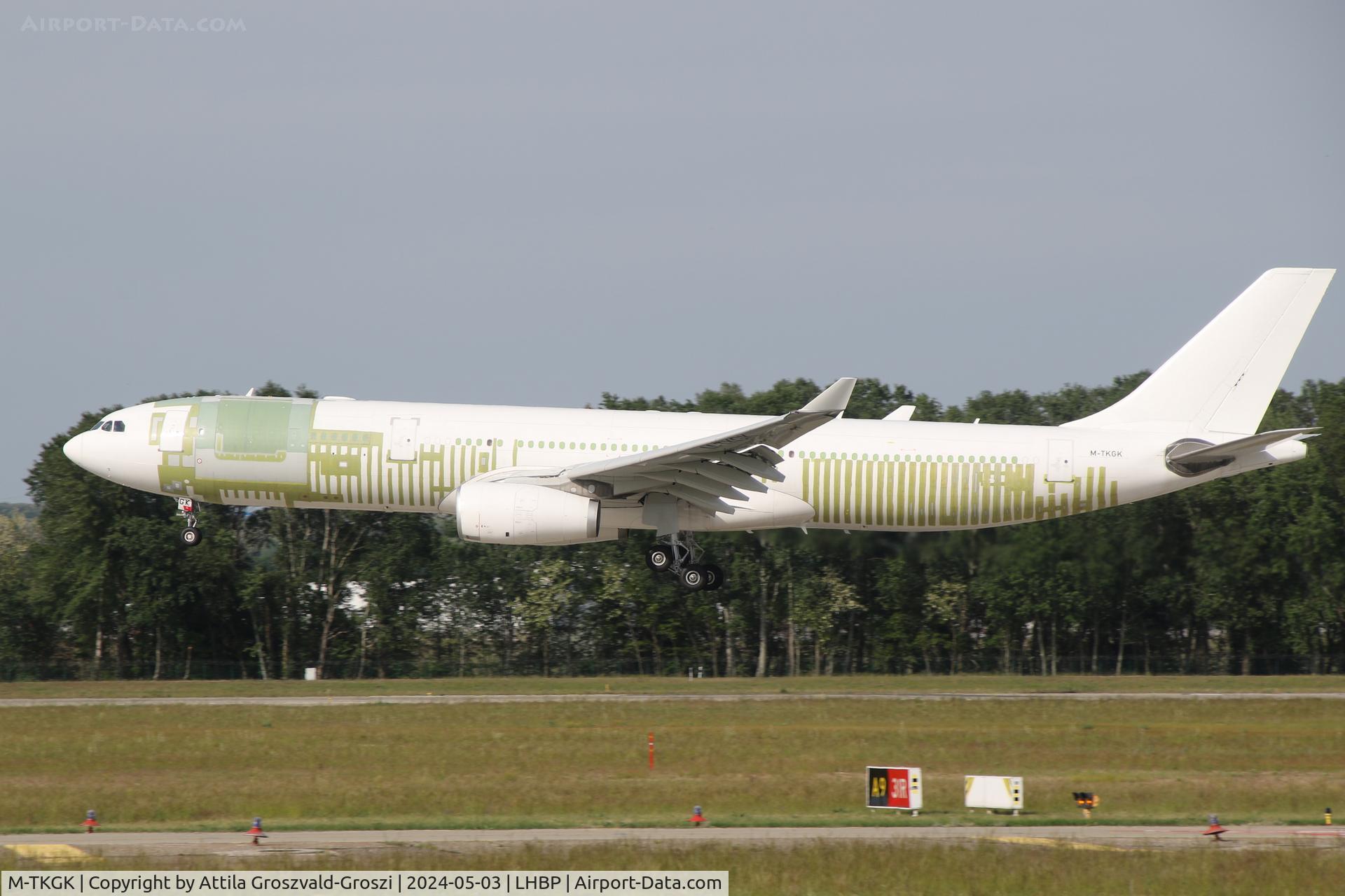 M-TKGK, 2014 Airbus A330-343 C/N 1544, LHBP/BUD - Liszt Ferenc International Airport, Hungary