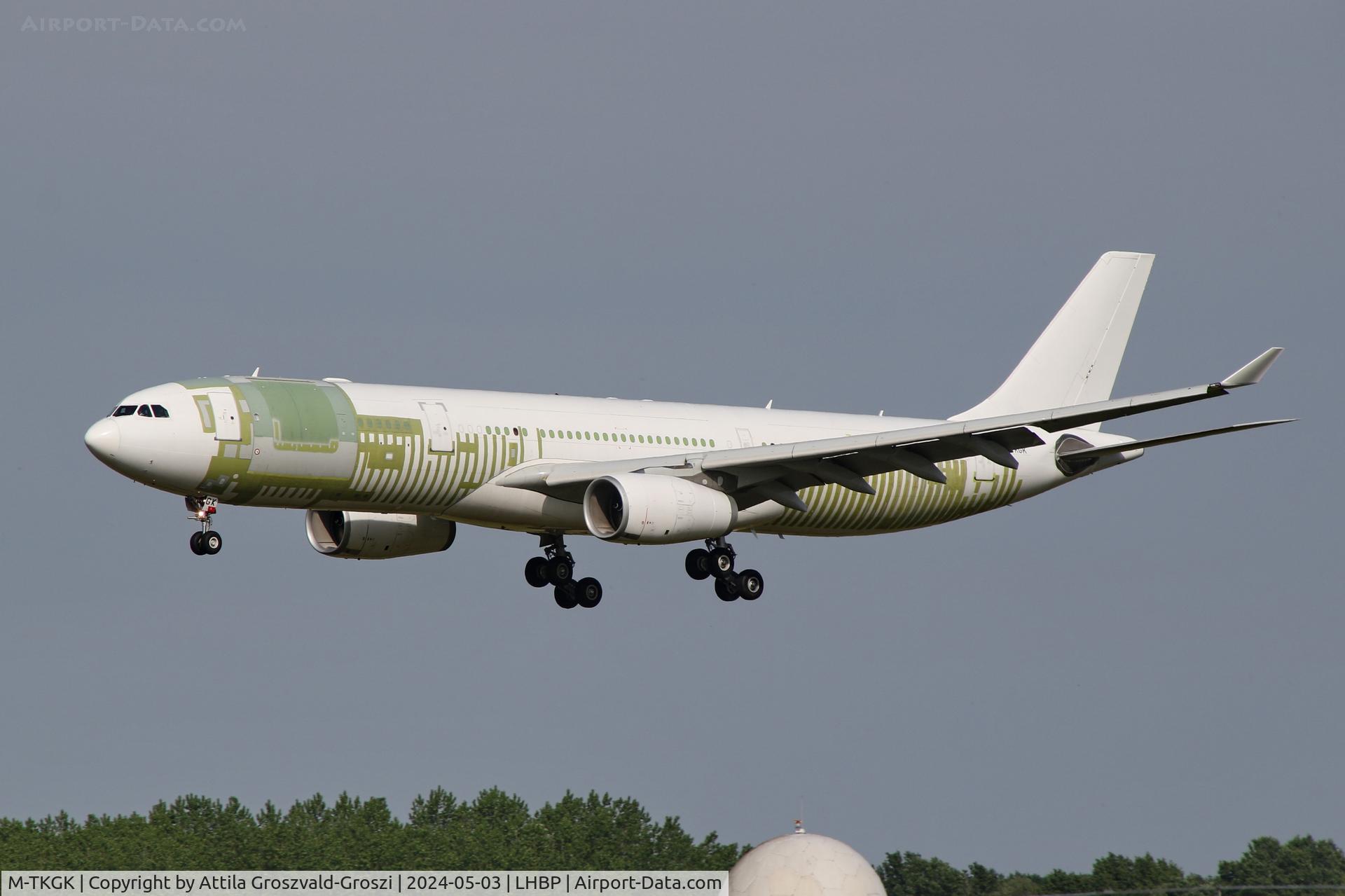 M-TKGK, 2014 Airbus A330-343 C/N 1544, LHBP/BUD - Liszt Ferenc International Airport, Hungary