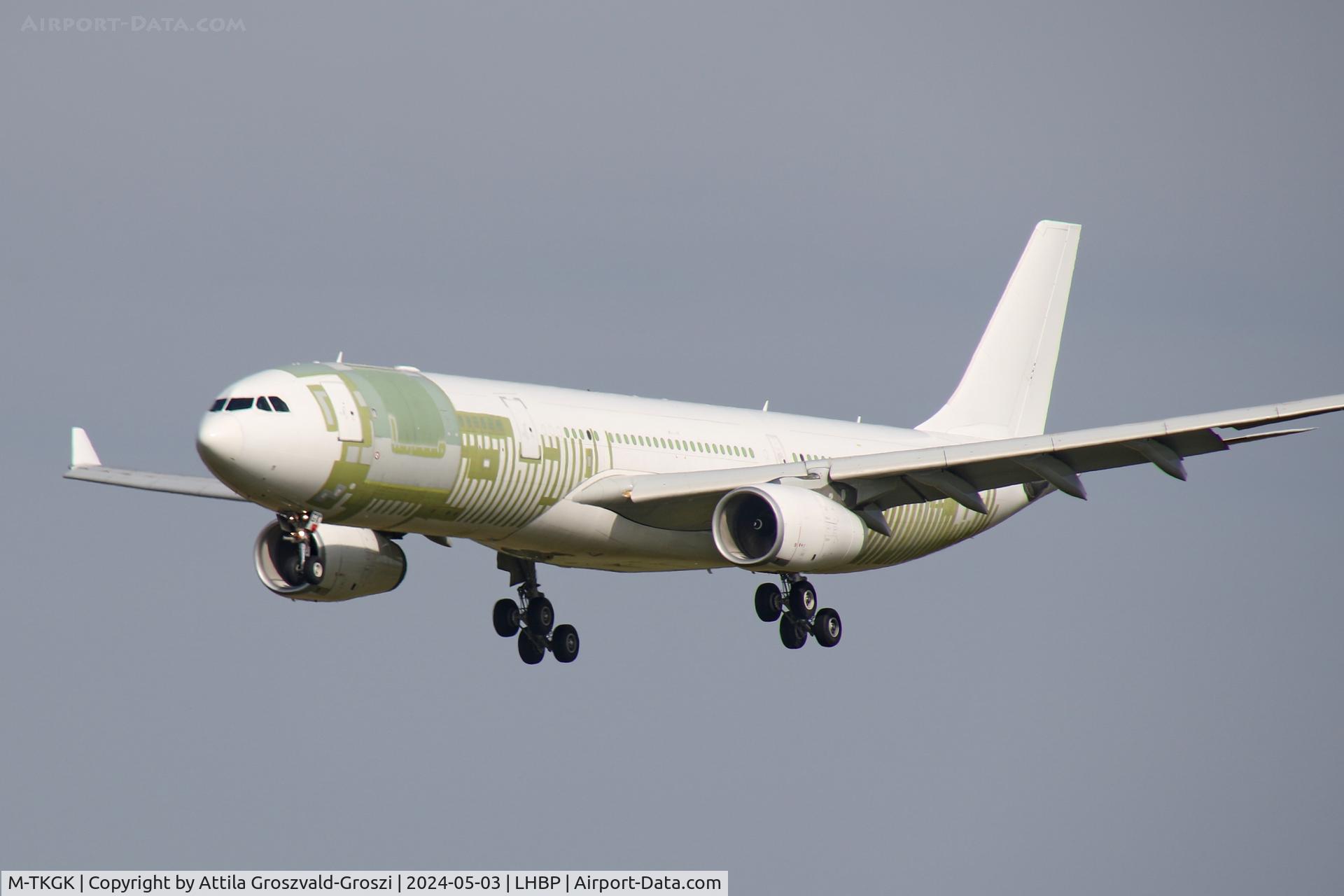 M-TKGK, 2014 Airbus A330-343 C/N 1544, LHBP/BUD - Liszt Ferenc International Airport, Hungary