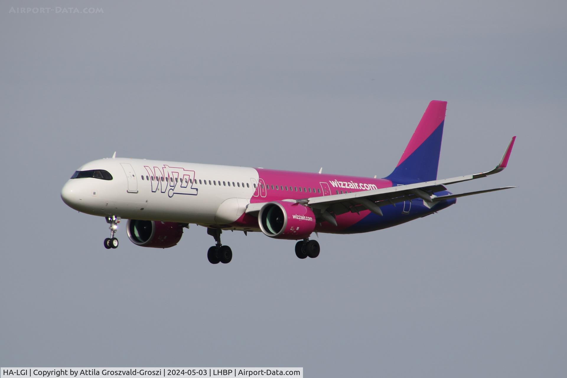 HA-LGI, 2024 Airbus A321-271NX C/N 11800, LHBP/BUD - Liszt Ferenc International Airport, Hungary
