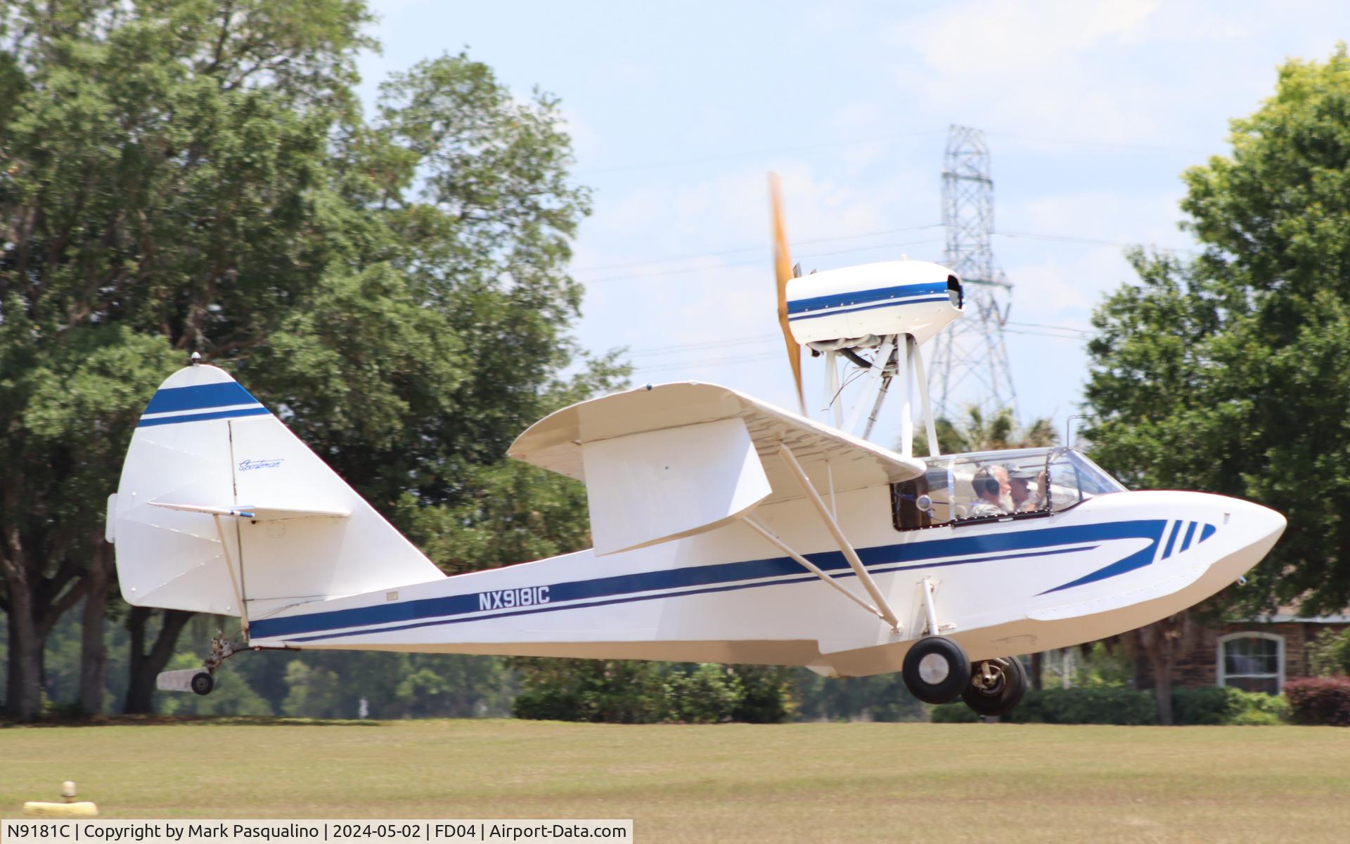 N9181C, Volmer VJ-22 Sportsman C/N 58, Volmer VJ-22 Sportsman