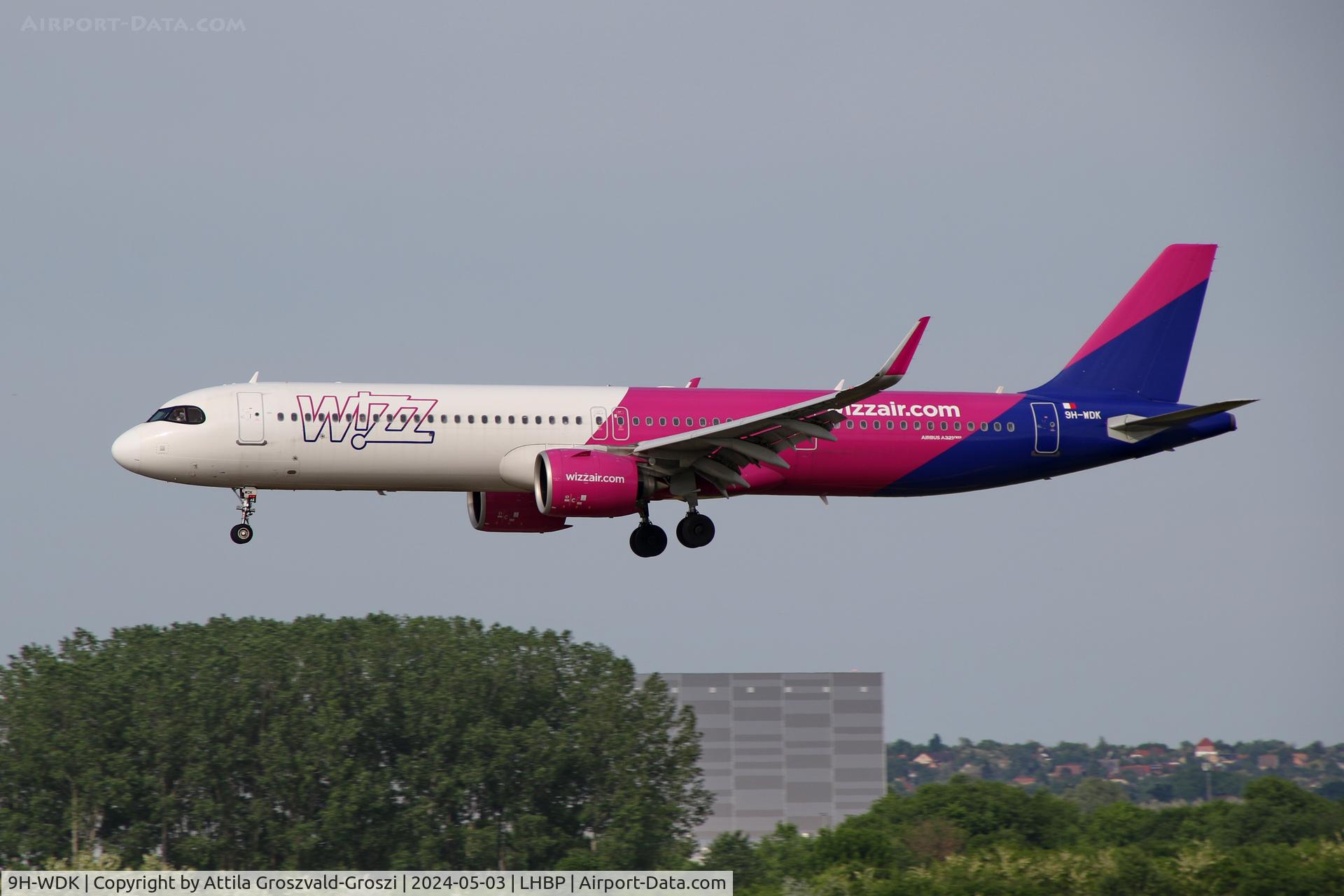 9H-WDK, 2023 Airbus A321- 271NX C/N 11266, LHBP/BUD - Liszt Ferenc International Airport, Hungary