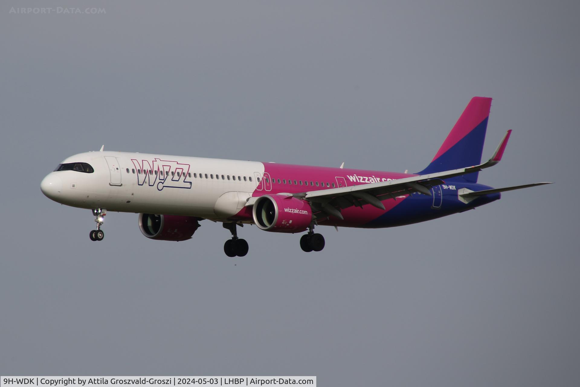 9H-WDK, 2023 Airbus A321- 271NX C/N 11266, LHBP/BUD - Liszt Ferenc International Airport, Hungary