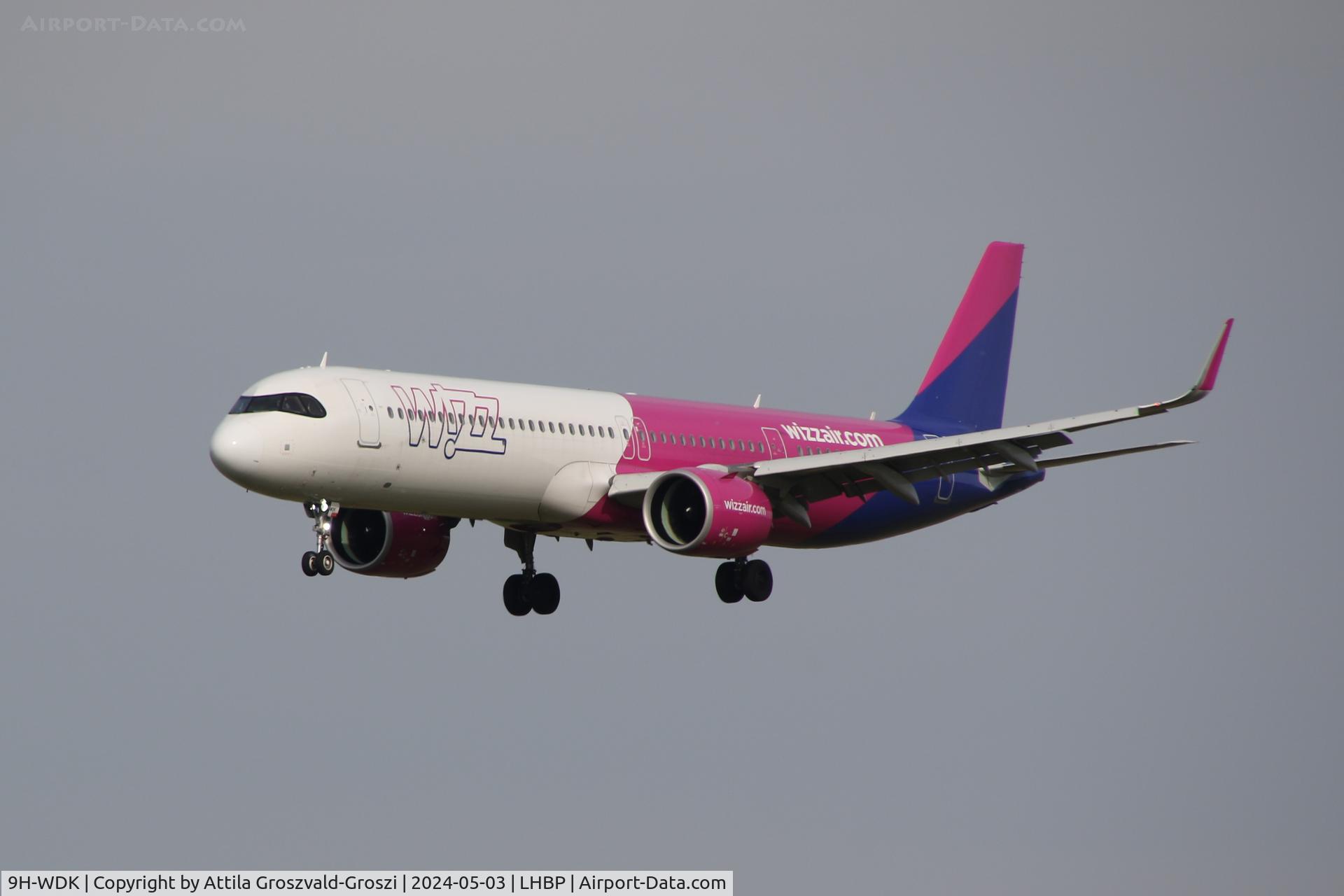 9H-WDK, 2023 Airbus A321- 271NX C/N 11266, LHBP/BUD - Liszt Ferenc International Airport, Hungary