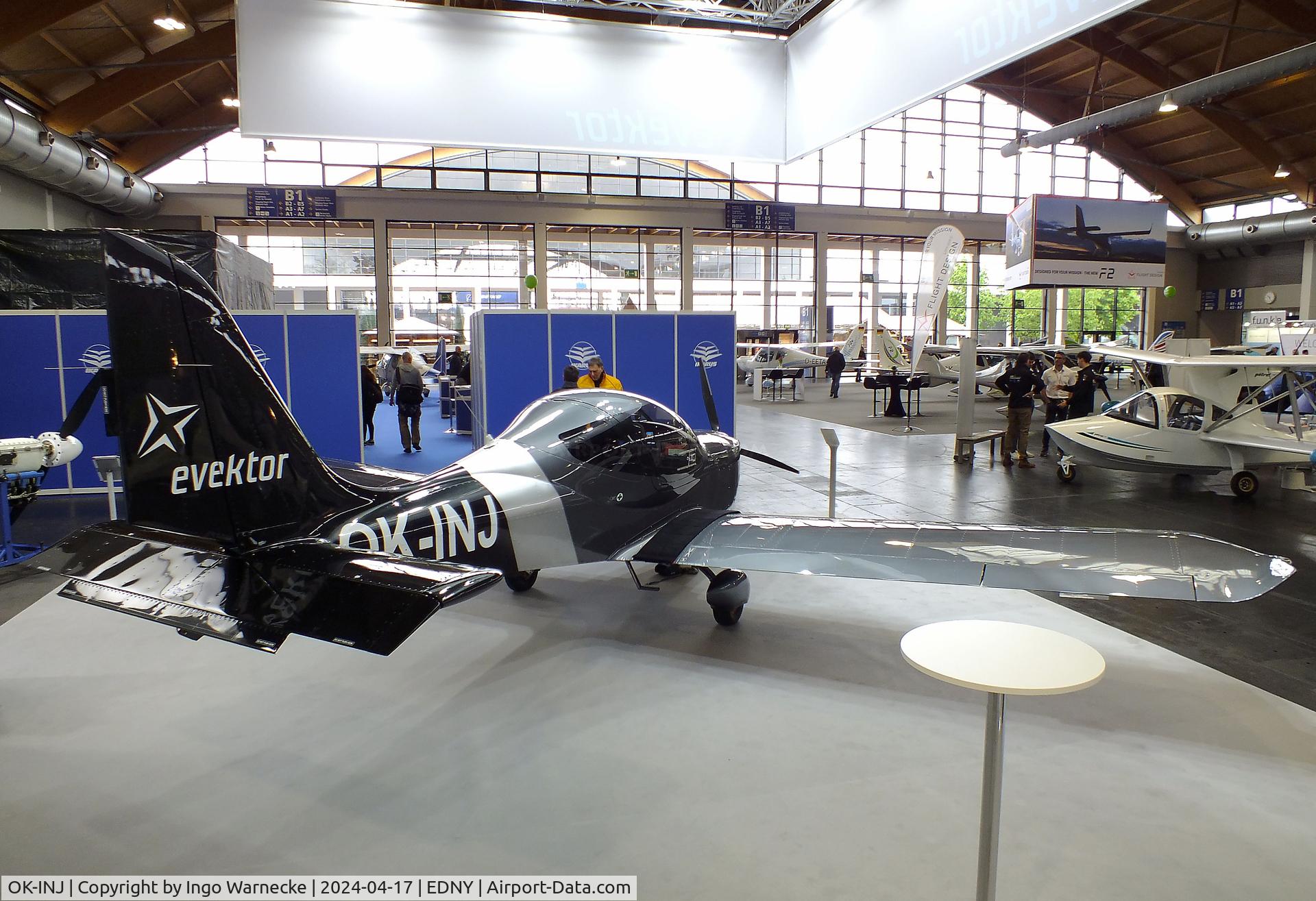 OK-INJ, 2022 Evektor EV-97 SportStar RTC C/N 2022-2201, Evektor EV-97 SportStar RTC at the AERO 2024, Friedrichshafen