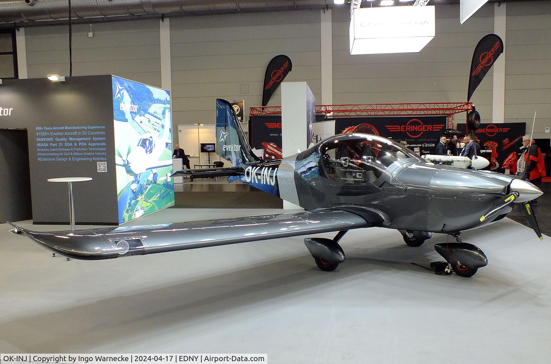 OK-INJ, 2022 Evektor EV-97 SportStar RTC C/N 2022-2201, Evektor EV-97 SportStar RTC at the AERO 2024, Friedrichshafen