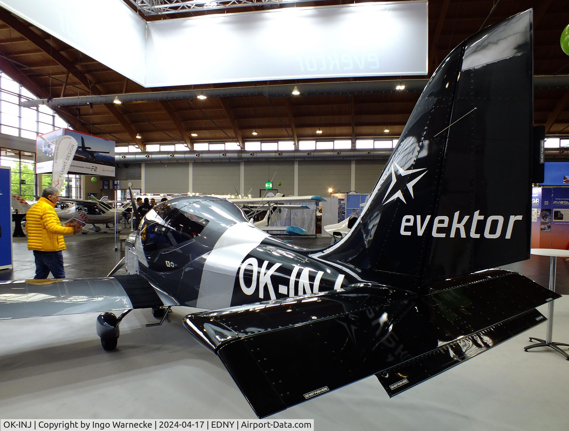 OK-INJ, 2022 Evektor EV-97 SportStar RTC C/N 2022-2201, Evektor EV-97 SportStar RTC at the AERO 2024, Friedrichshafen