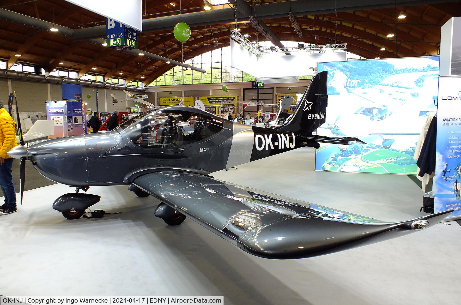 OK-INJ, 2022 Evektor EV-97 SportStar RTC C/N 2022-2201, Evektor EV-97 SportStar RTC at the AERO 2024, Friedrichshafen