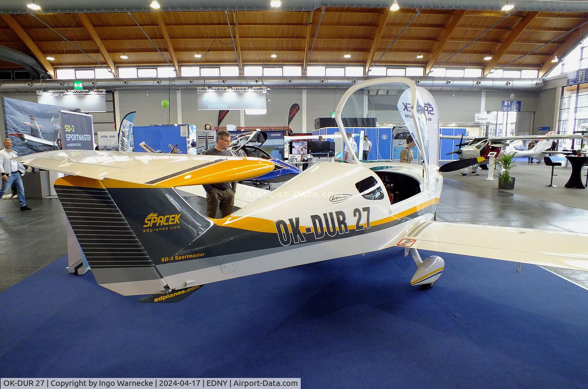 OK-DUR 27, Spacek SD-2 SportMaster C/N not found_OK-DUR 27, SD-Aircraft Spacek SD-2 SportMaster at the AERO 2024, Friedrichshafen