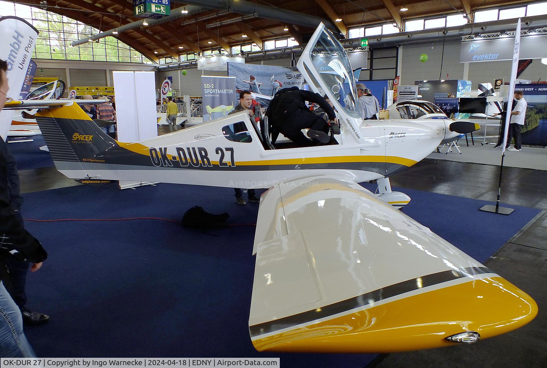 OK-DUR 27, Spacek SD-2 SportMaster C/N not found_OK-DUR 27, SD-Aircraft Spacek SD-2 SportMaster at the AERO 2024, Friedrichshafen