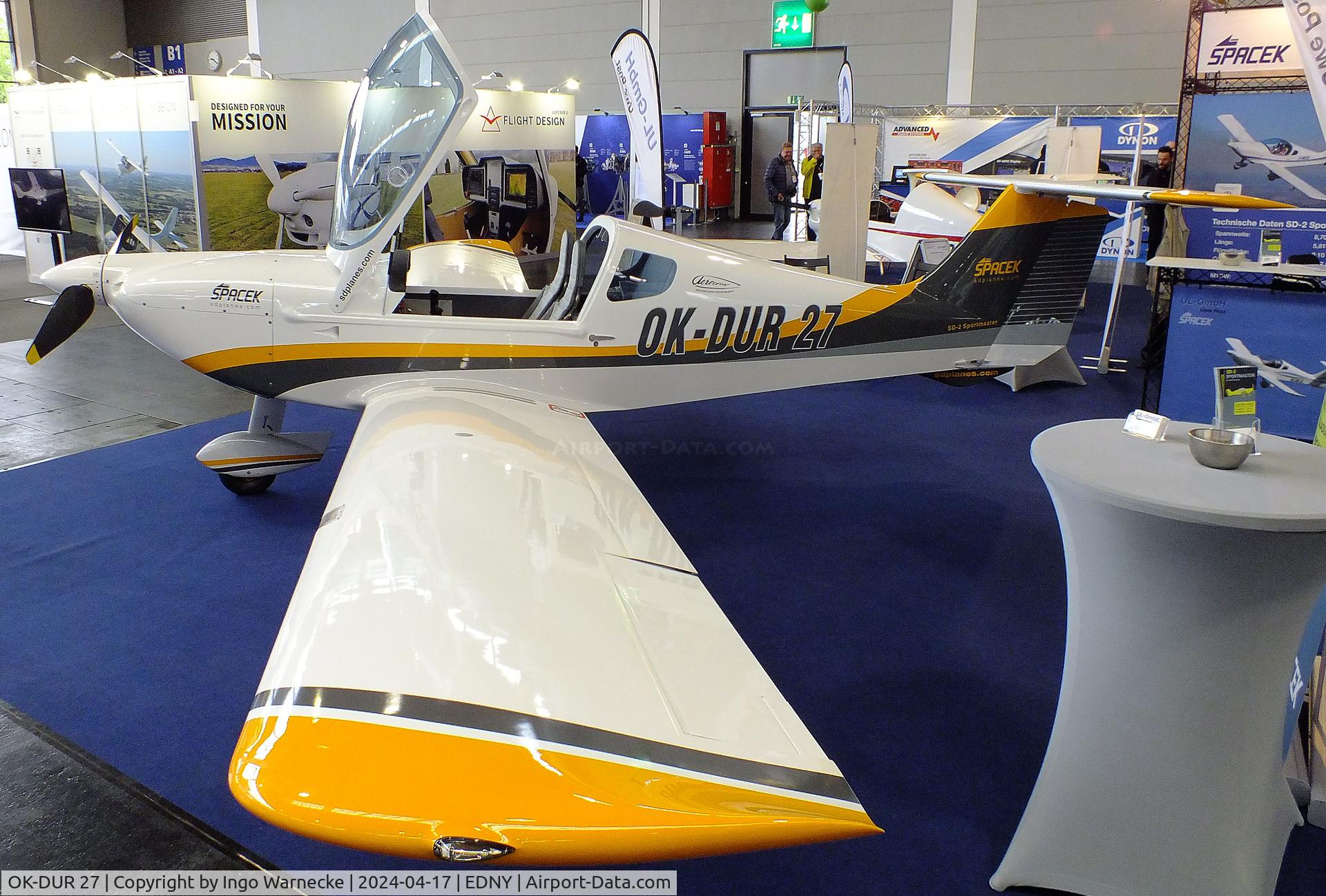 OK-DUR 27, Spacek SD-2 SportMaster C/N not found_OK-DUR 27, SD-Aircraft Spacek SD-2 SportMaster at the AERO 2024, Friedrichshafen