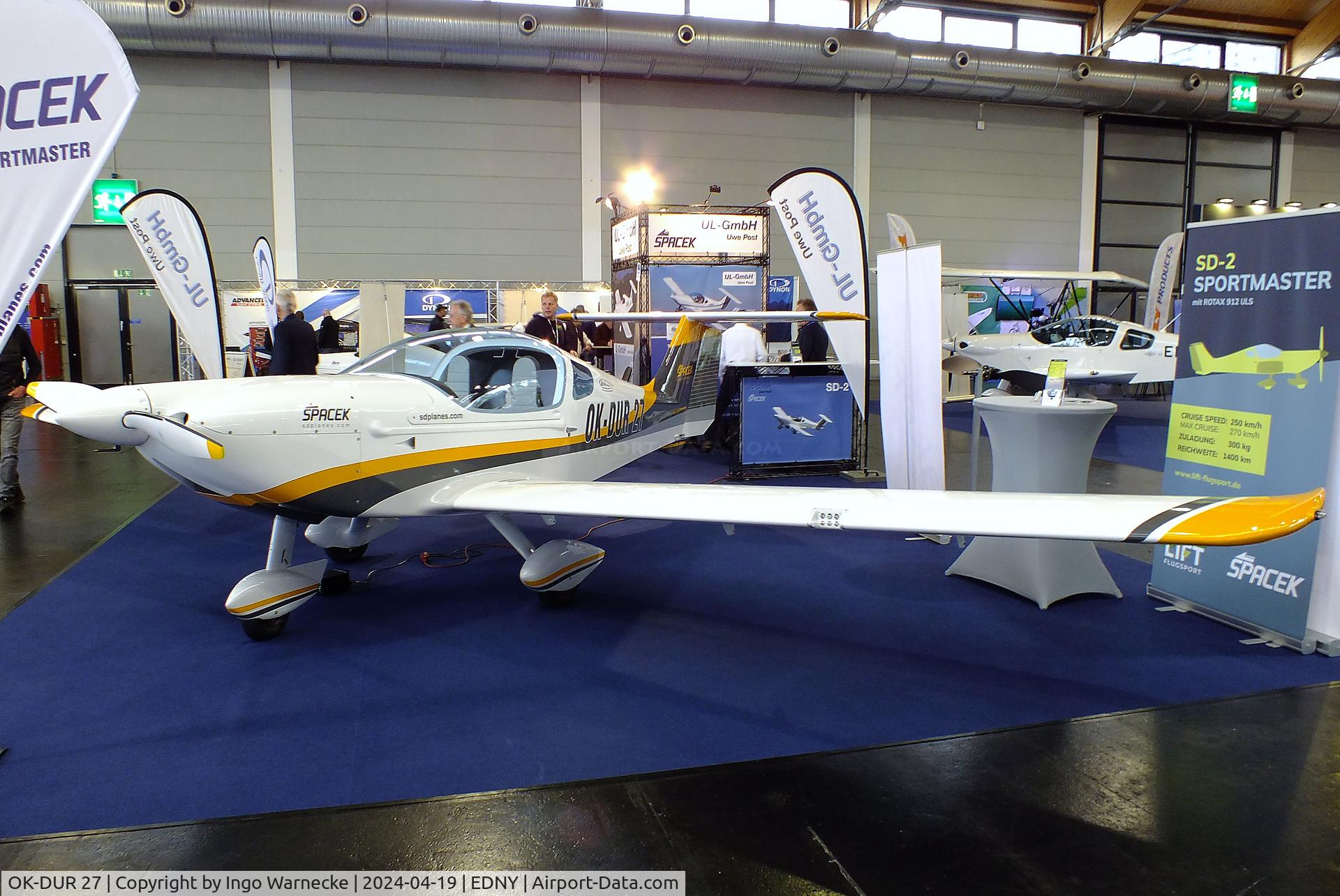 OK-DUR 27, Spacek SD-2 SportMaster C/N not found_OK-DUR 27, SD-Aircraft Spacek SD-2 SportMaster at the AERO 2024, Friedrichshafen