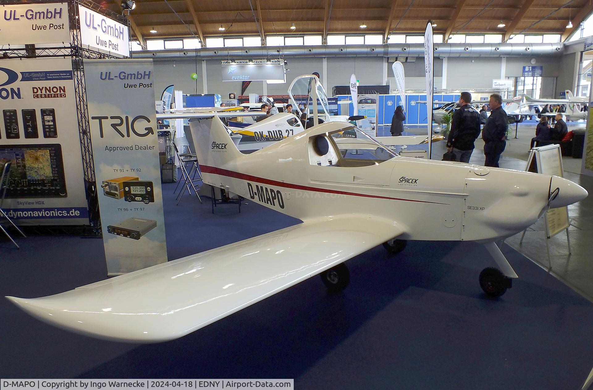 D-MAPO, Spacek SD-1 TG120 XL C/N not found_D-MAPO, Spacek SD-1 TG120 XL MiniSport at the AERO 2024, Friedrichshafen