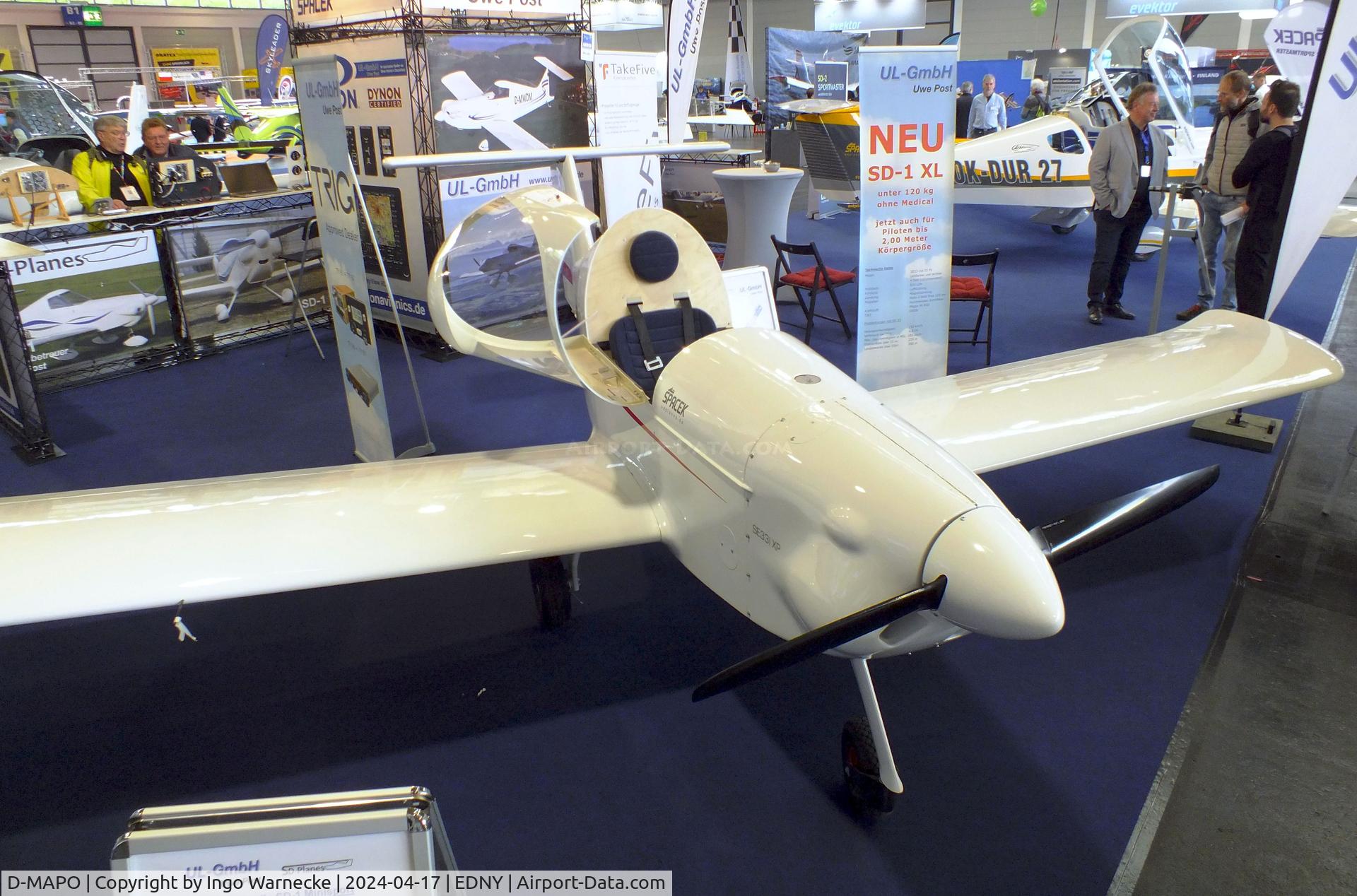D-MAPO, Spacek SD-1 TG120 XL C/N not found_D-MAPO, Spacek SD-1 TG120 XL MiniSport at the AERO 2024, Friedrichshafen