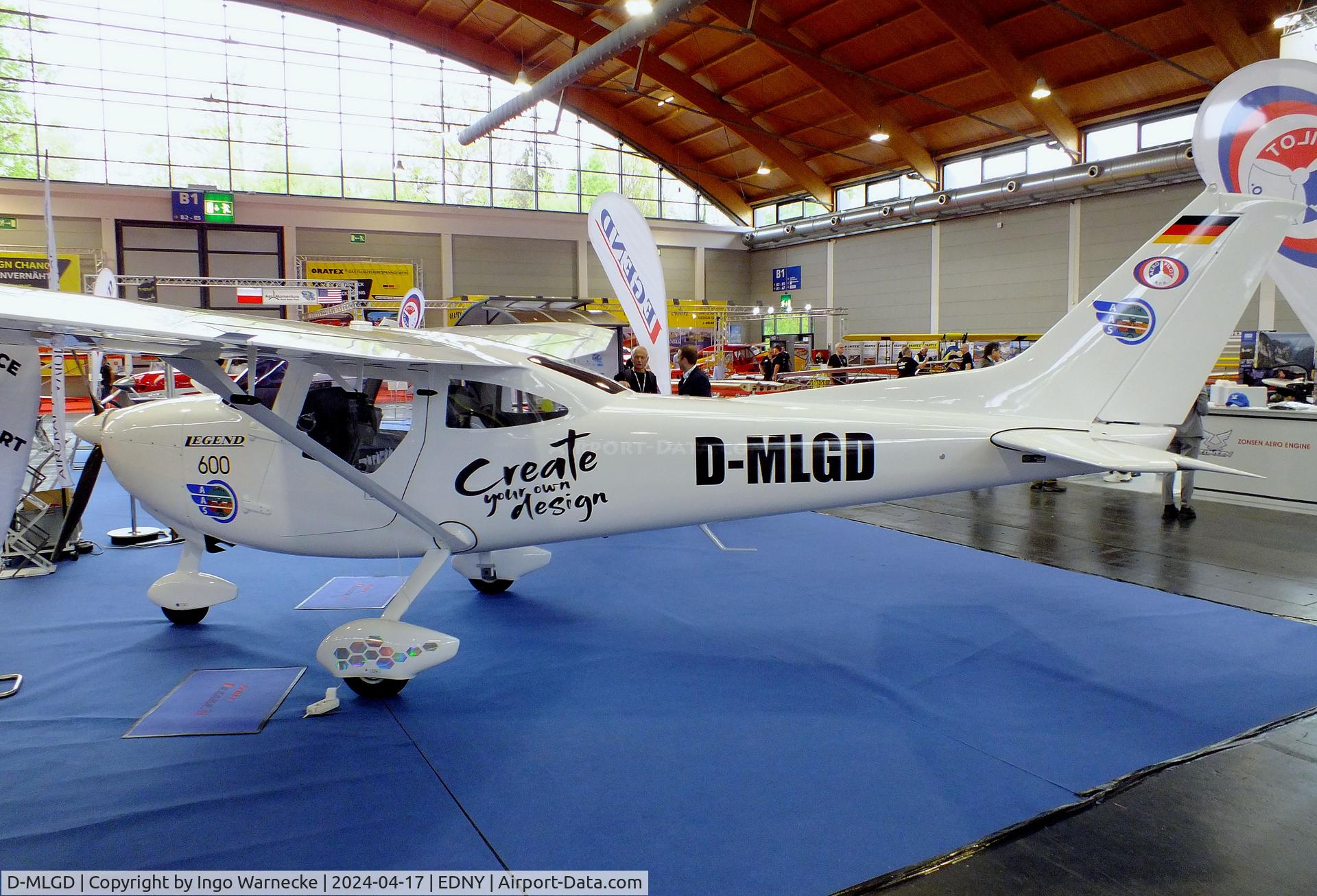 D-MLGD, Aeropilot Legend 600 C/N not found_D-MLGD, Aeropilot Legend 600 at the AERO 2024, Friedrichshafen