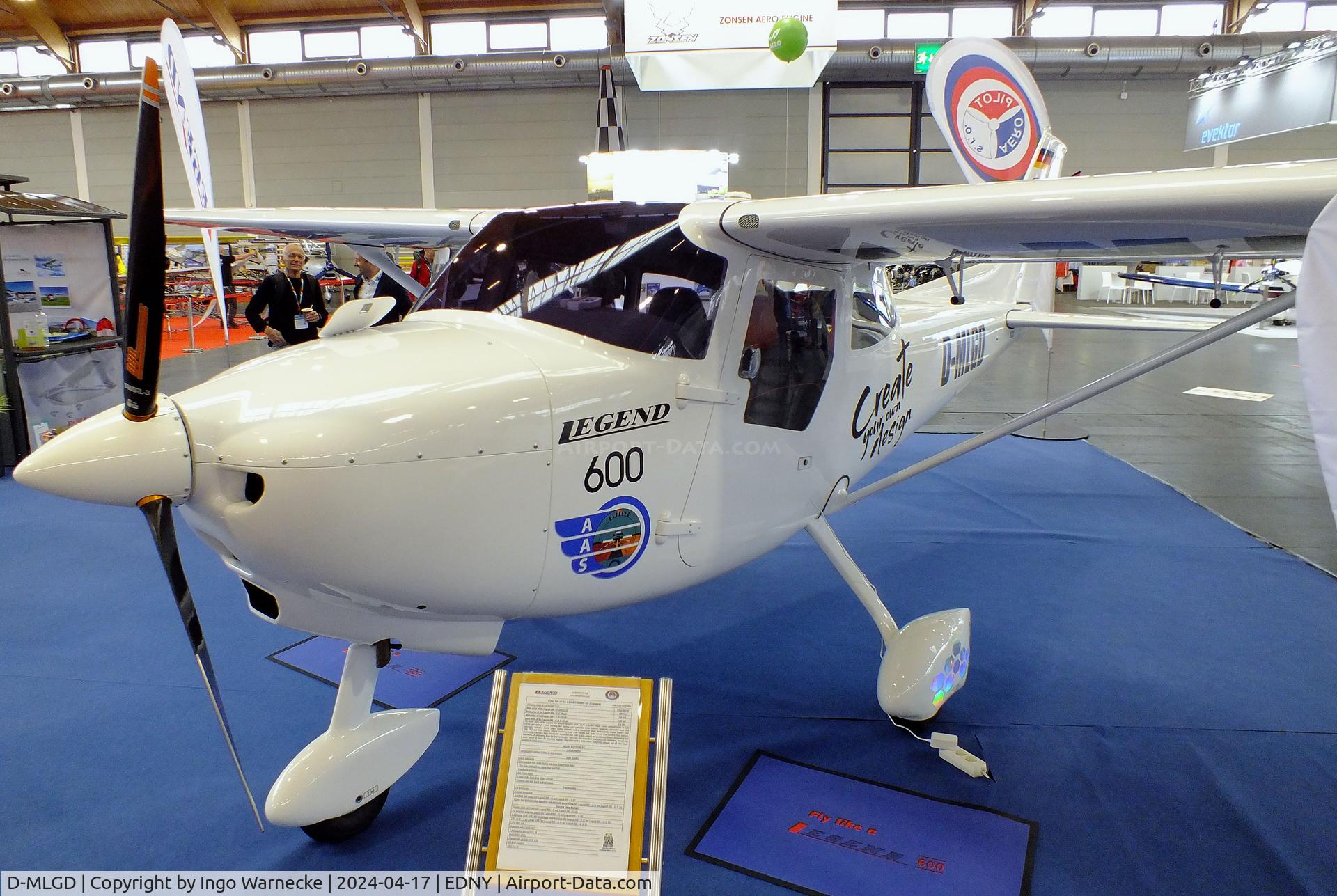 D-MLGD, Aeropilot Legend 600 C/N not found_D-MLGD, Aeropilot Legend 600 at the AERO 2024, Friedrichshafen