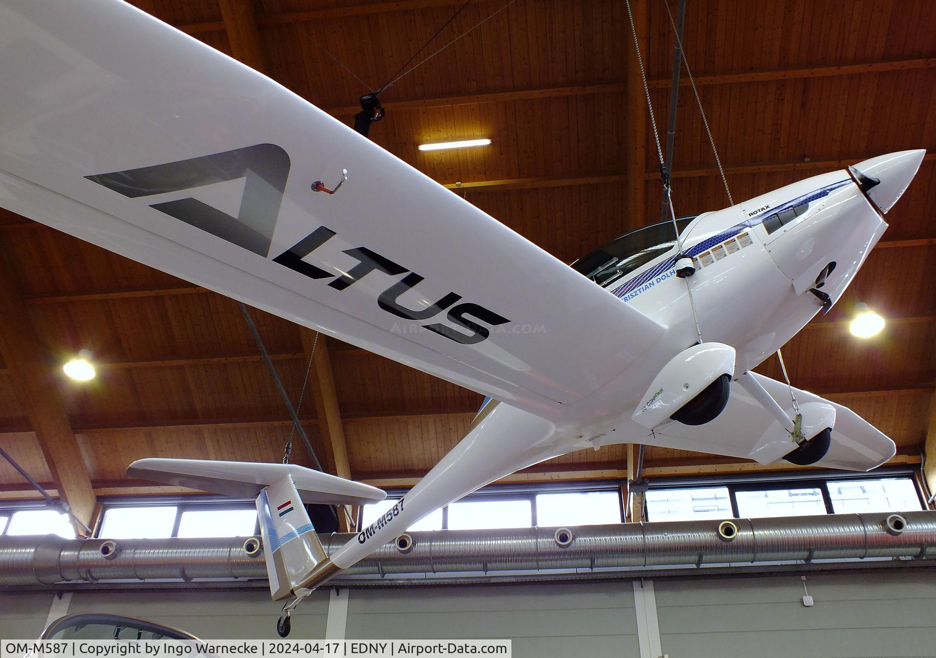 OM-M587, 2023 Altus Aero Altus C/N 002, Omikron-Dokk Altus at the AERO 2024, Friedrichshafen