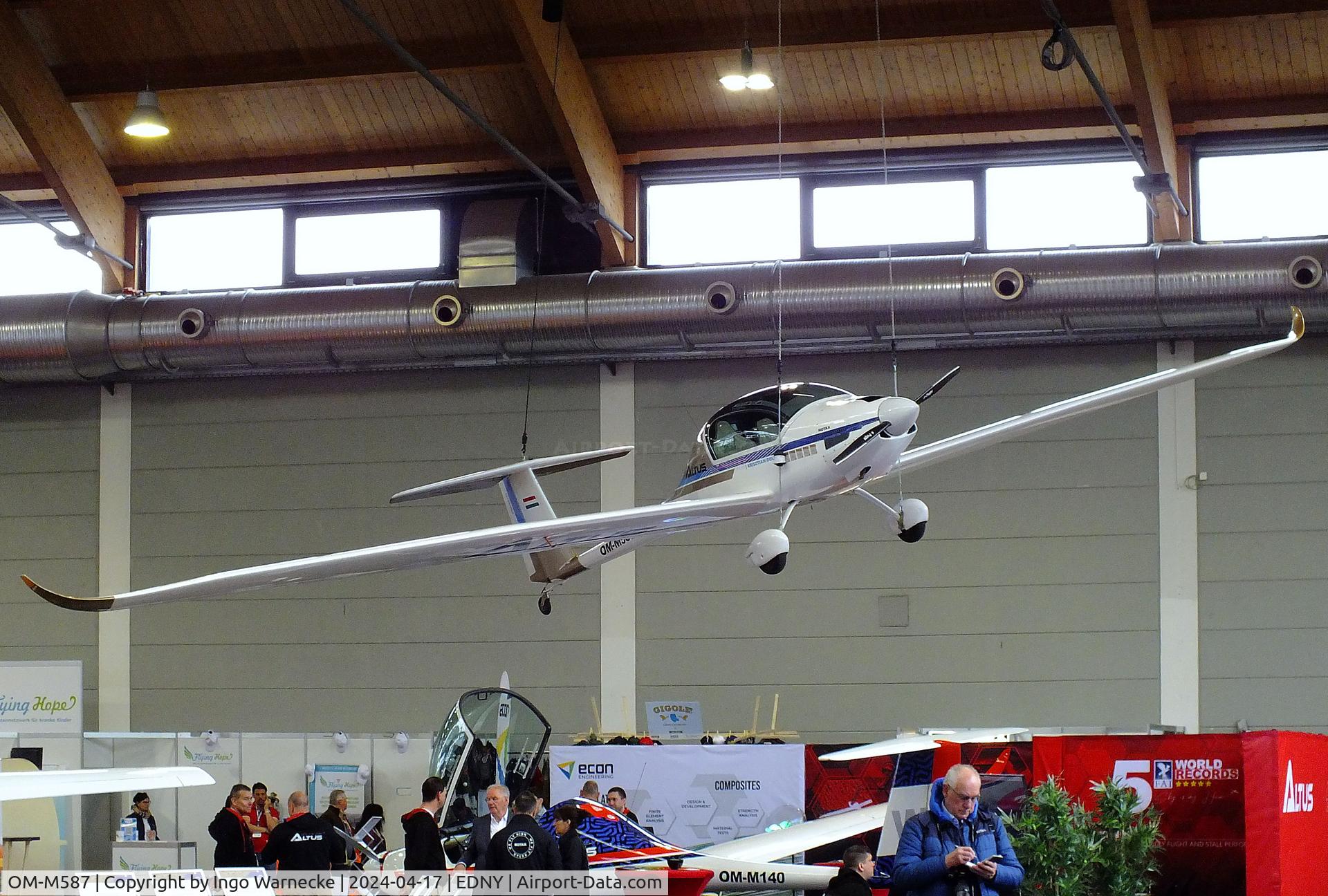 OM-M587, 2023 Altus Aero Altus C/N 002, Omikron-Dokk Altus at the AERO 2024, Friedrichshafen