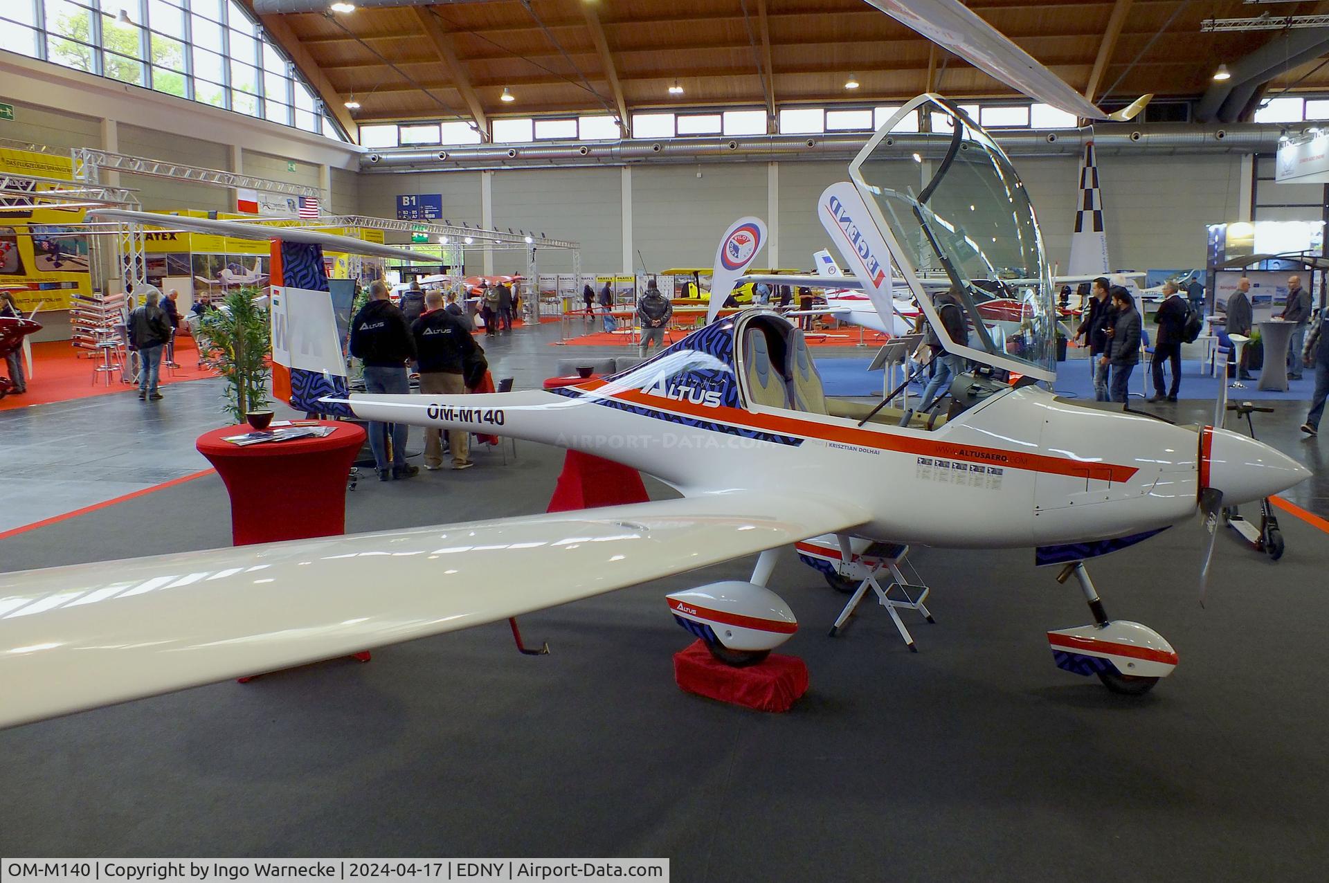 OM-M140, 2023 Altus Aero / Krisztián Dolhai Altus C/N 004, Altus Aero Altus tricycle at the AERO 2024, Friedrichshafen