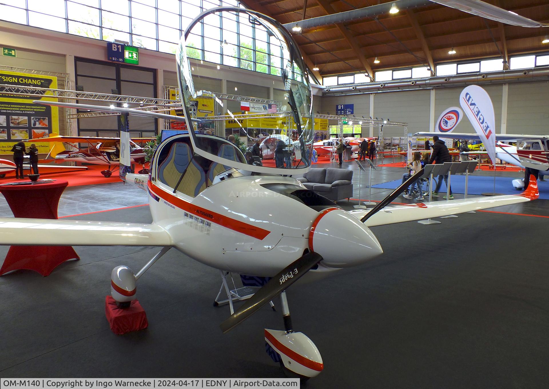 OM-M140, 2023 Altus Aero / Krisztián Dolhai Altus C/N 004, Altus Aero Altus tricycle at the AERO 2024, Friedrichshafen