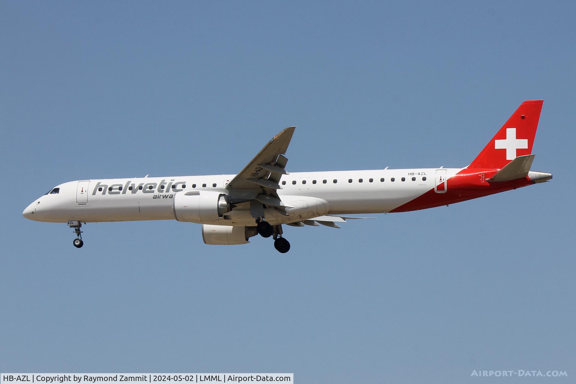 HB-AZL, Embraer E195-E2 C/N 19020059, Embraer E195 HB-AZL Helvetic Airways