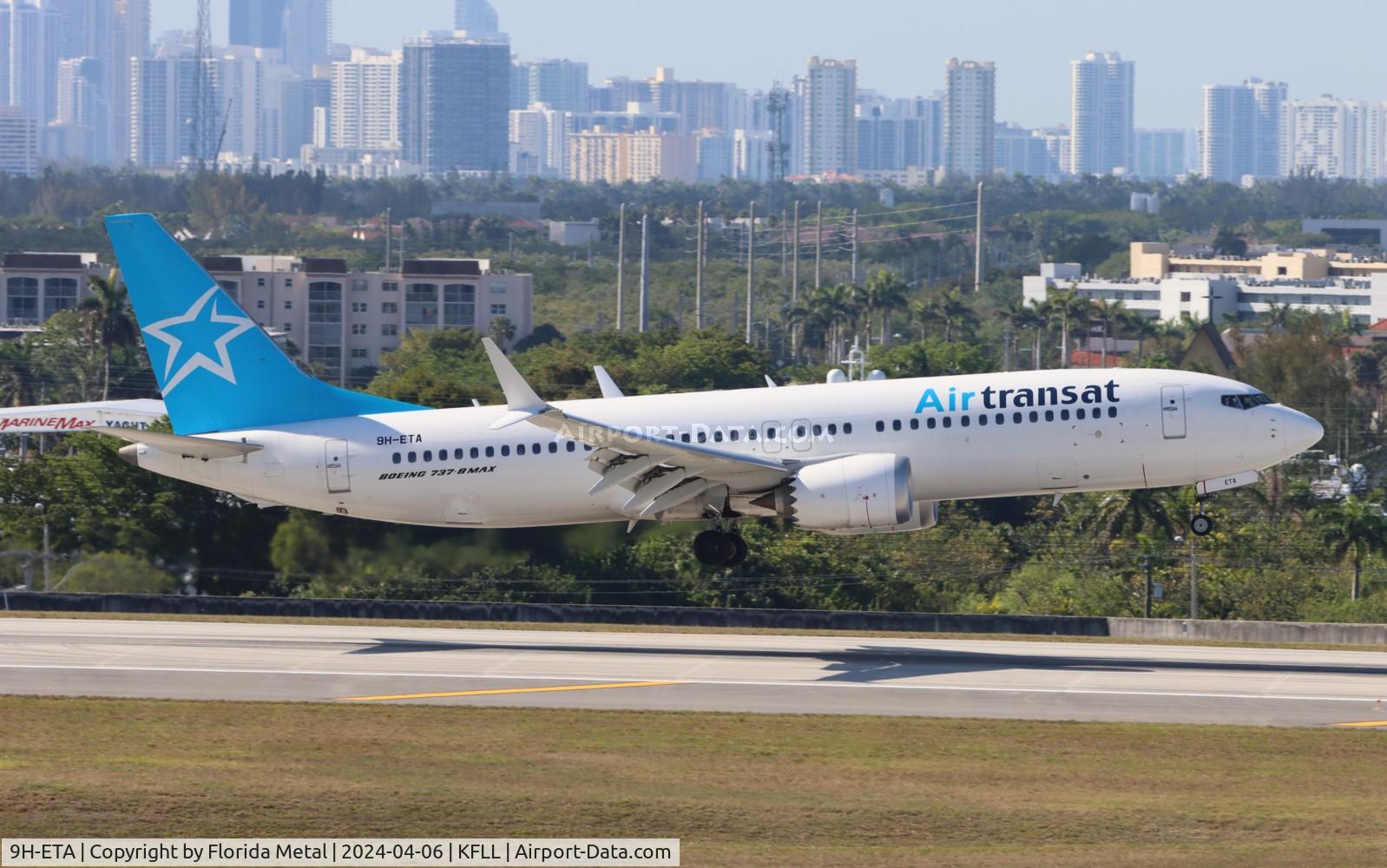 9H-ETA, 2018 Boeing 737-8 MAX C/N 60548, TSC 737-8 zx CYUL-FLL