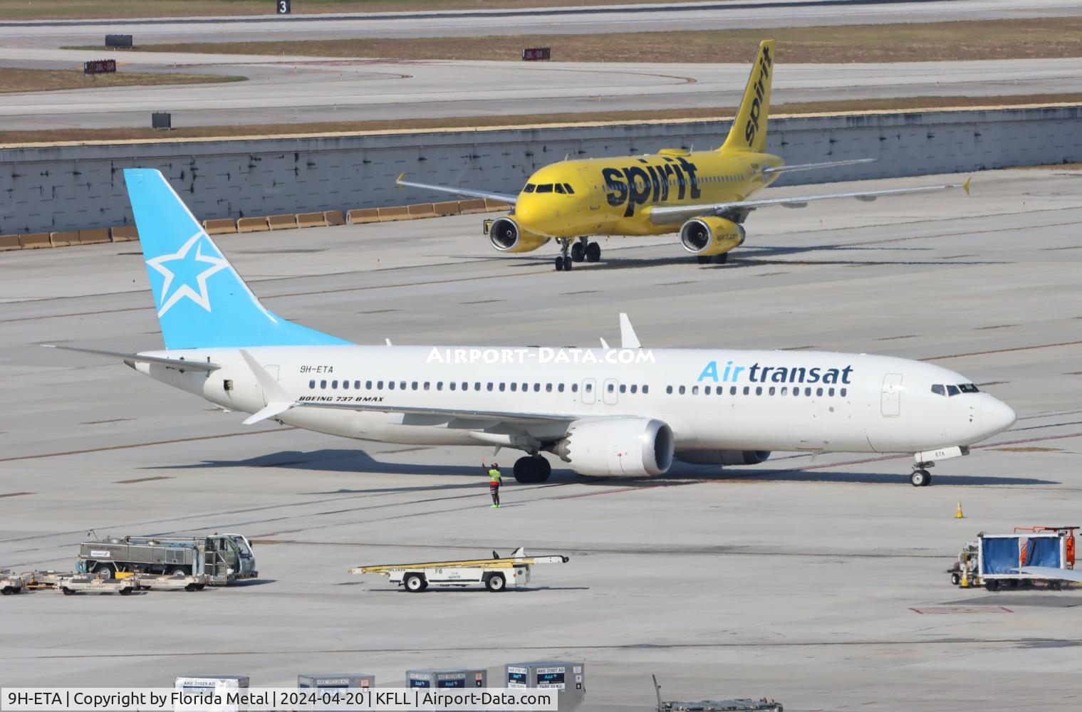 9H-ETA, 2018 Boeing 737-8 MAX C/N 60548, TSC 737-8 zx YHZ-FLL