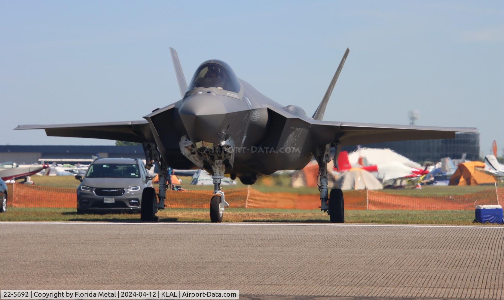 22-5692, 2022 Lockheed Martin F-35A Lightning C/N AF-393, Sun N Fun 2024 zx LAL