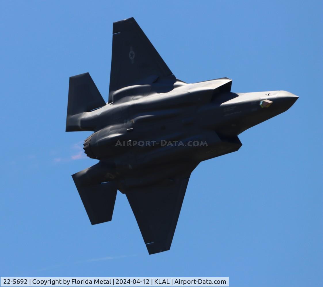 22-5692, 2022 Lockheed Martin F-35A Lightning C/N AF-393, USAF F-35A zx