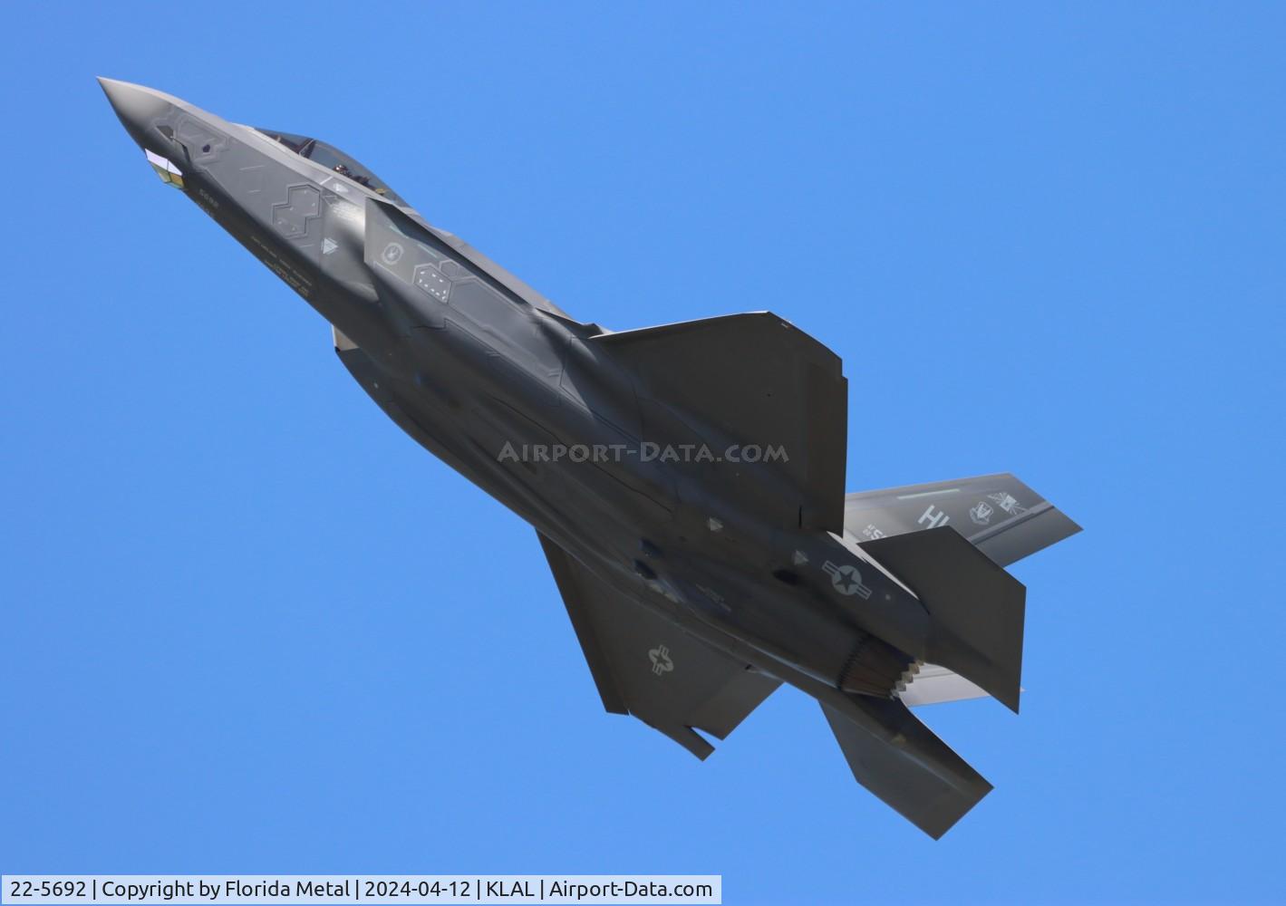 22-5692, 2022 Lockheed Martin F-35A Lightning C/N AF-393, USAF F-35A zx