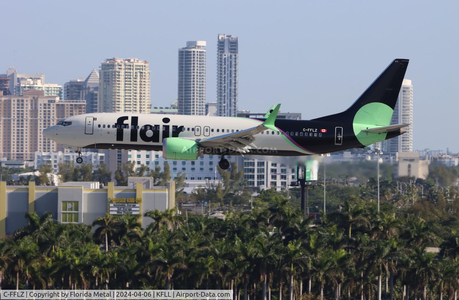 C-FFLZ, 2022 Boeing 737-8 C/N 64946, FLE 737-8 zx YKF - FLL  Waterloo ONT - FLL