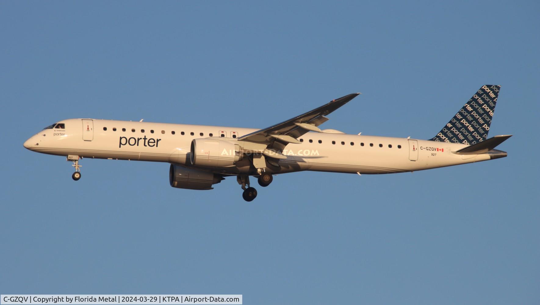 C-GZQV, 2023 Embraer E195 E2 C/N 19020113, POE E195 E2 zx CYYZ-TPA