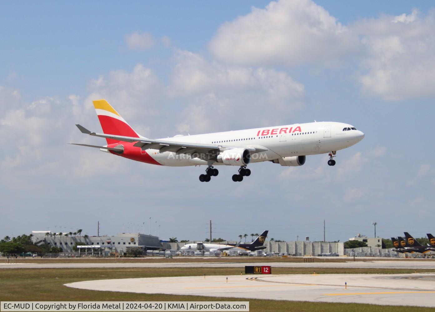 EC-MUD, 2018 Airbus A330-202 C/N 1854, IBE A332 zx MAD / LEMD - MIA in from Madrid Spain