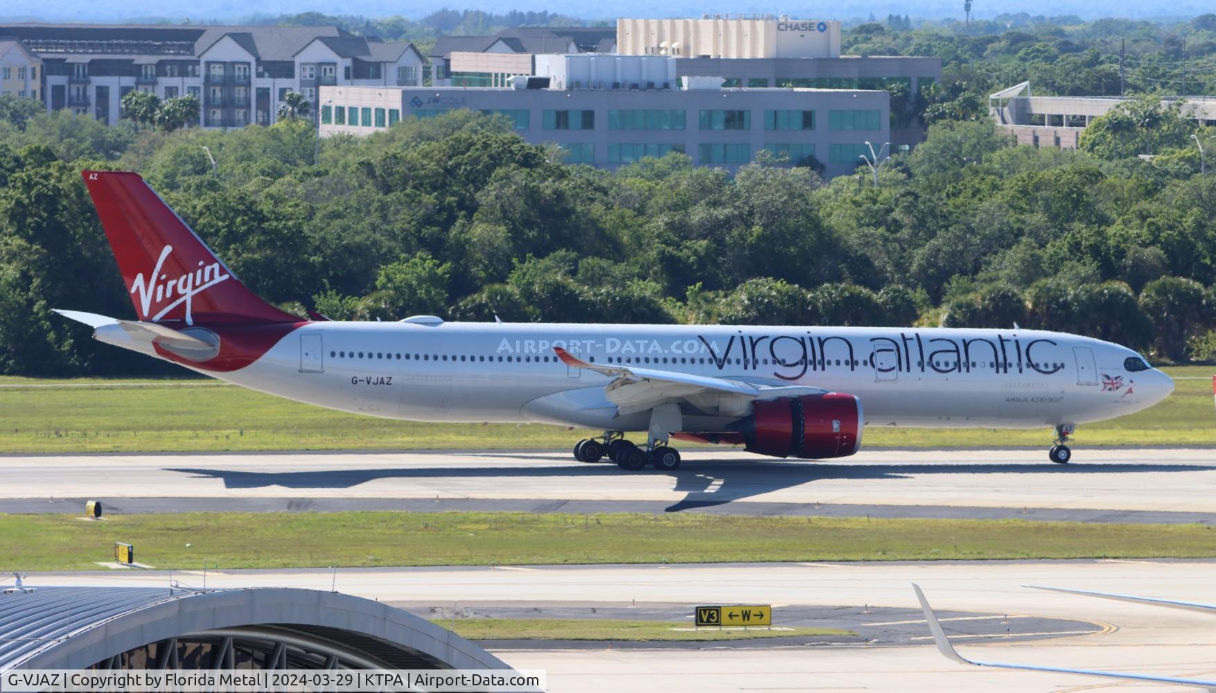 G-VJAZ, 2022 Airbus A330-941 C/N 2018, VIR A339 zx LHR /EGLL - TPA in from London Heathrow