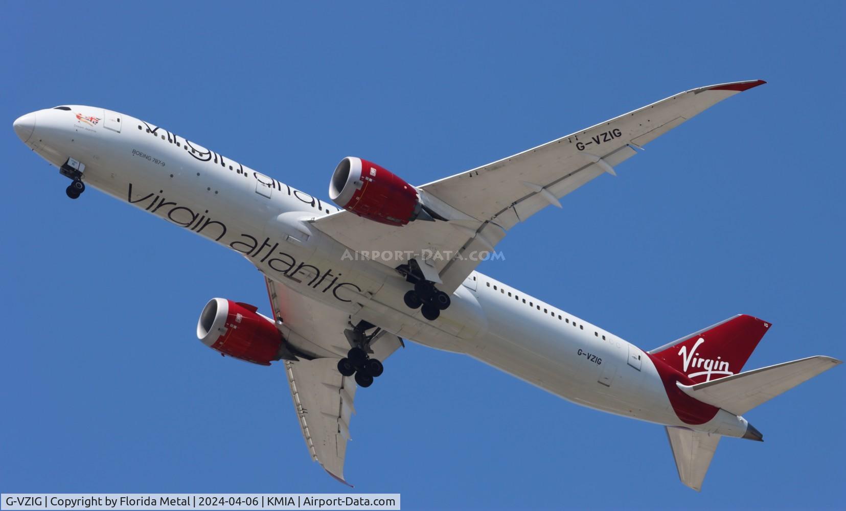 G-VZIG, 2015 Boeing 787-9 Dreamliner Dreamliner C/N 37969, VIR 789 zx LHR /EGLL -MIA in from London