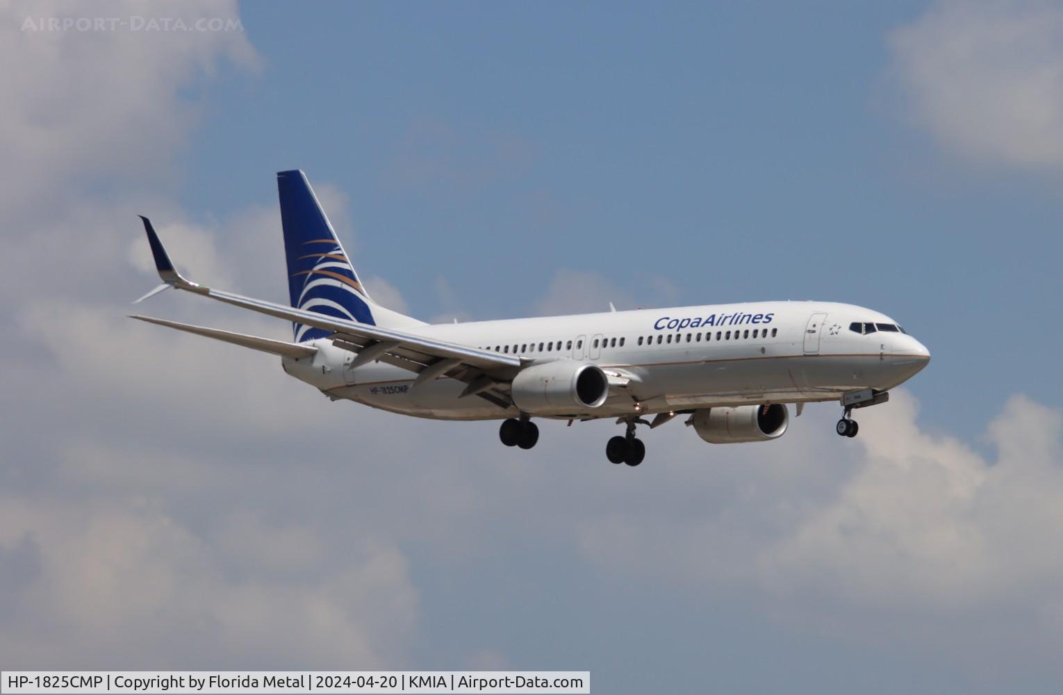 HP-1825CMP, 2012 Boeing 737-8V3 C/N 40780, CMP 738 zx PTY /MPTO -MIA in from Panama City Panama