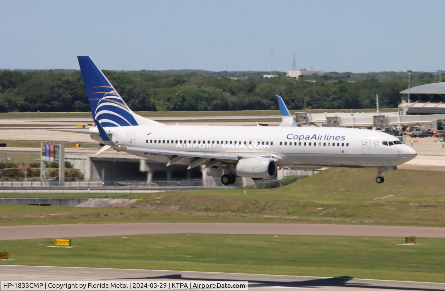 HP-1833CMP, 2013 Boeing 737-8V3 C/N 39884, CMP 738 zx PTY /MPTO - TPA in from Panama City