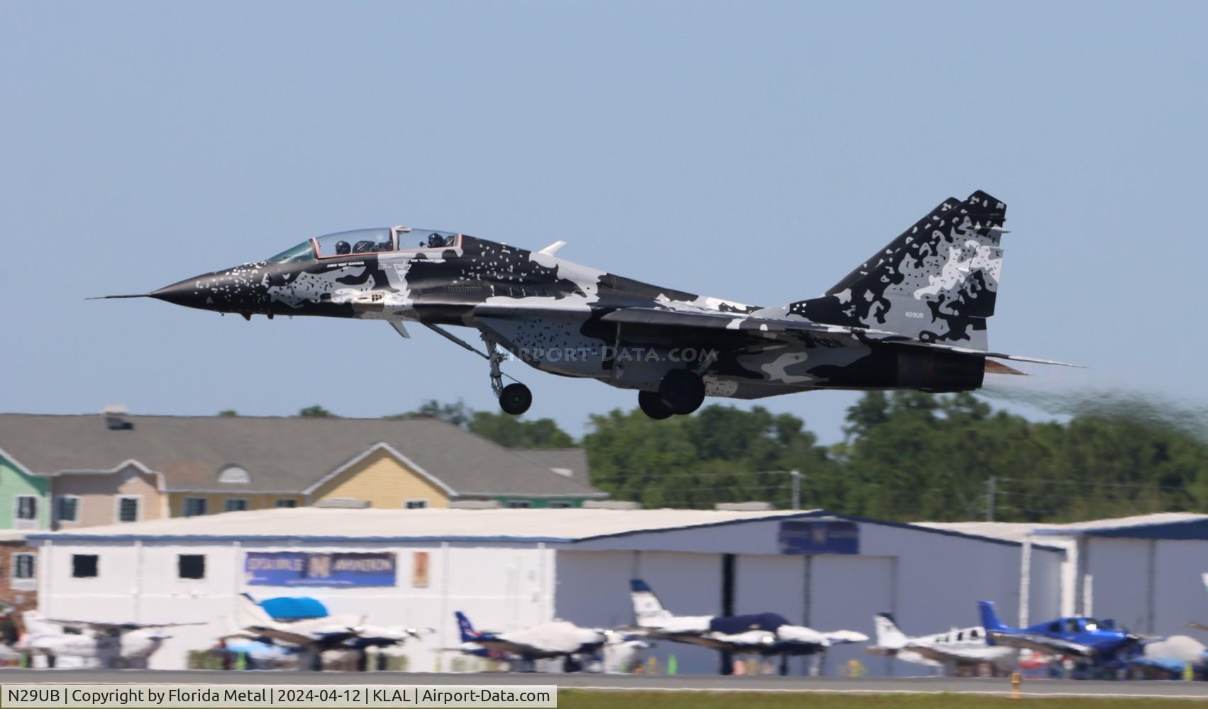 N29UB, 1989 Mikoyan-Gurevich MiG-29UB C/N 50903014896, Mig-29 zx