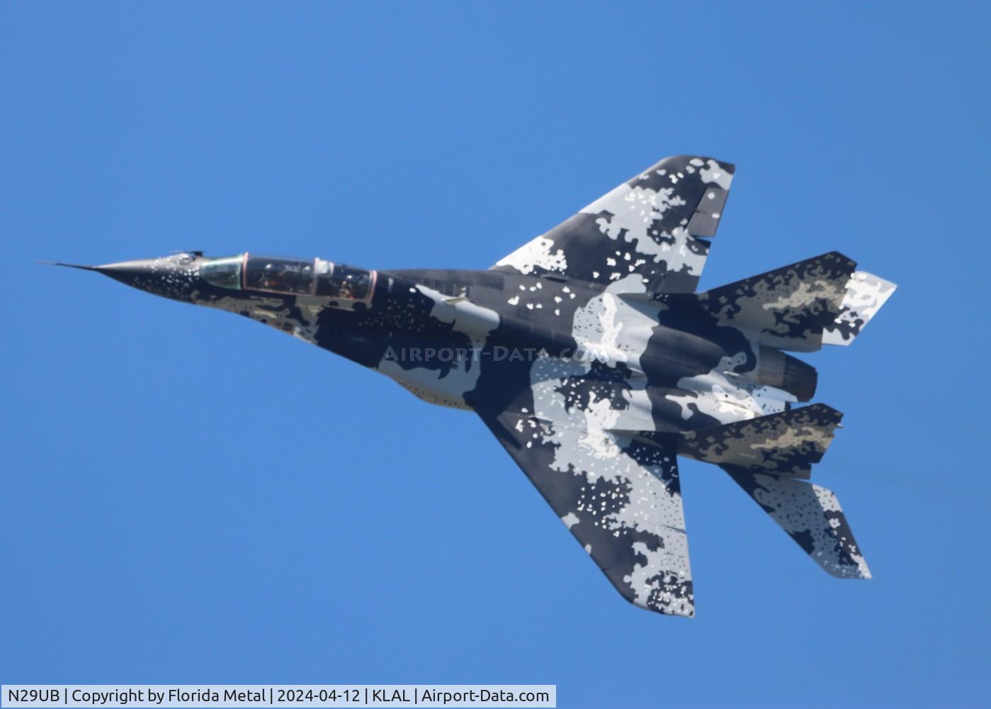N29UB, 1989 Mikoyan-Gurevich MiG-29UB C/N 50903014896, Mig-29 zx